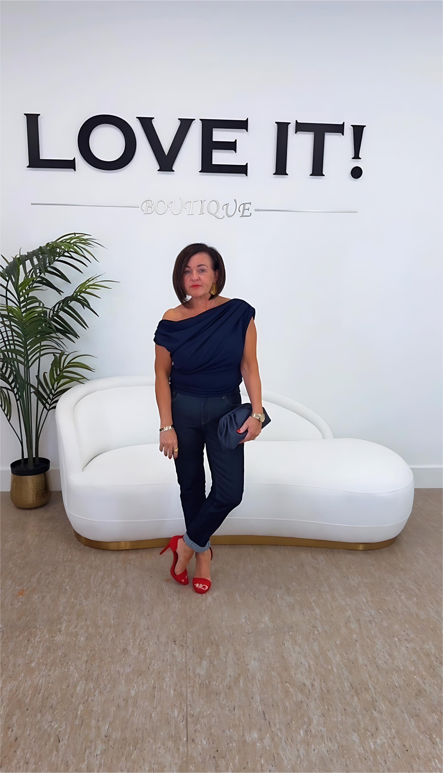 “Diana” Asymmetrical Top