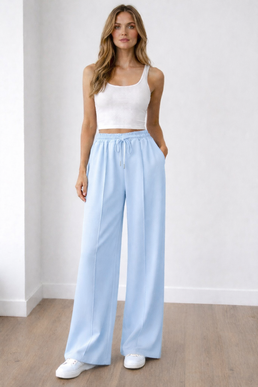 “Penny” Wide-Leg Trousers