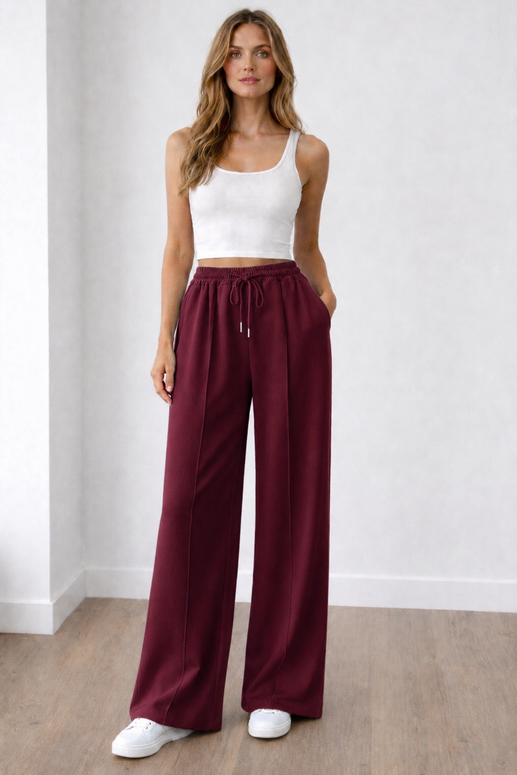 “Penny” Wide-Leg Trousers
