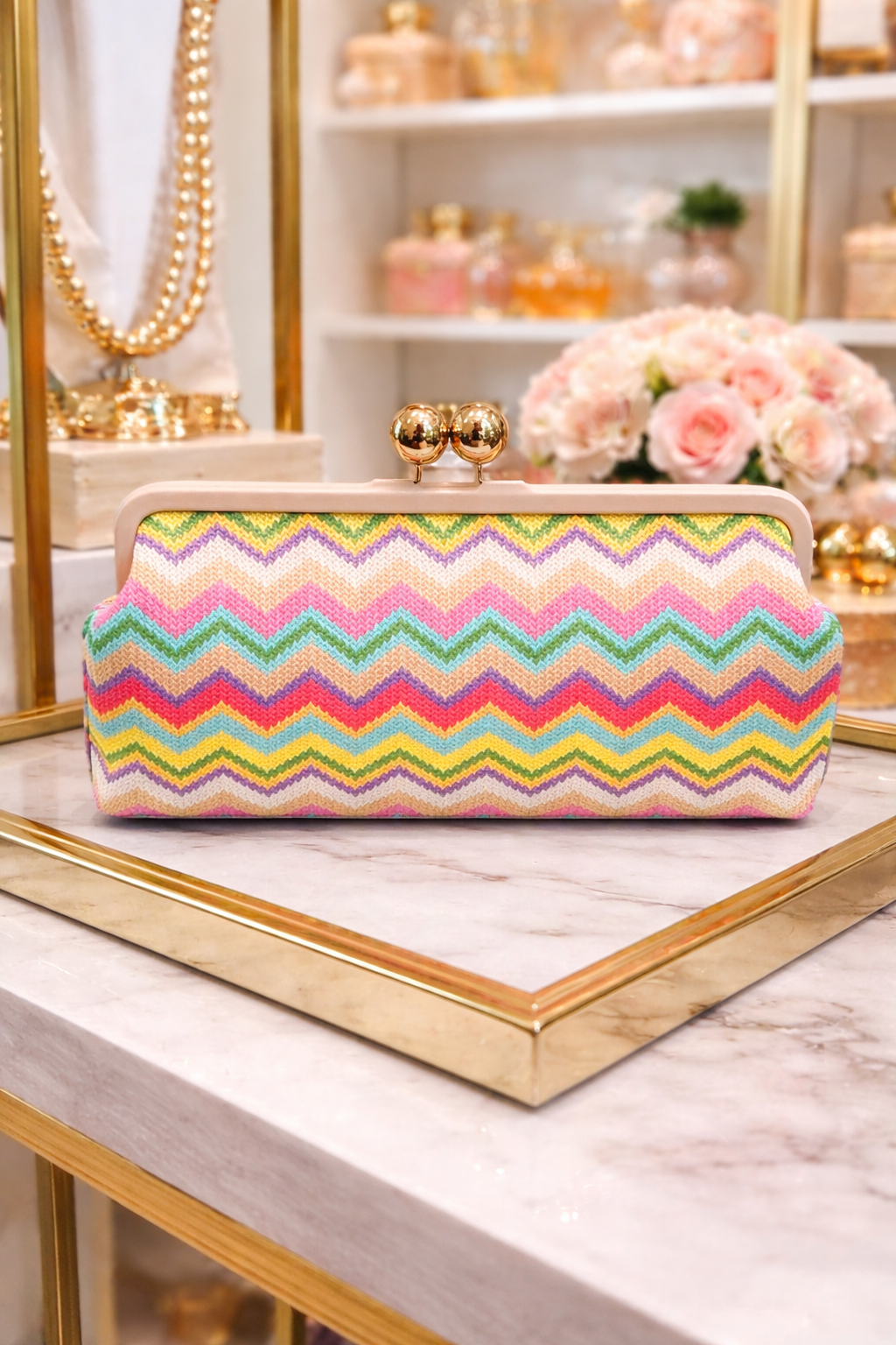 Maisie - Large Woven Clutch Bag