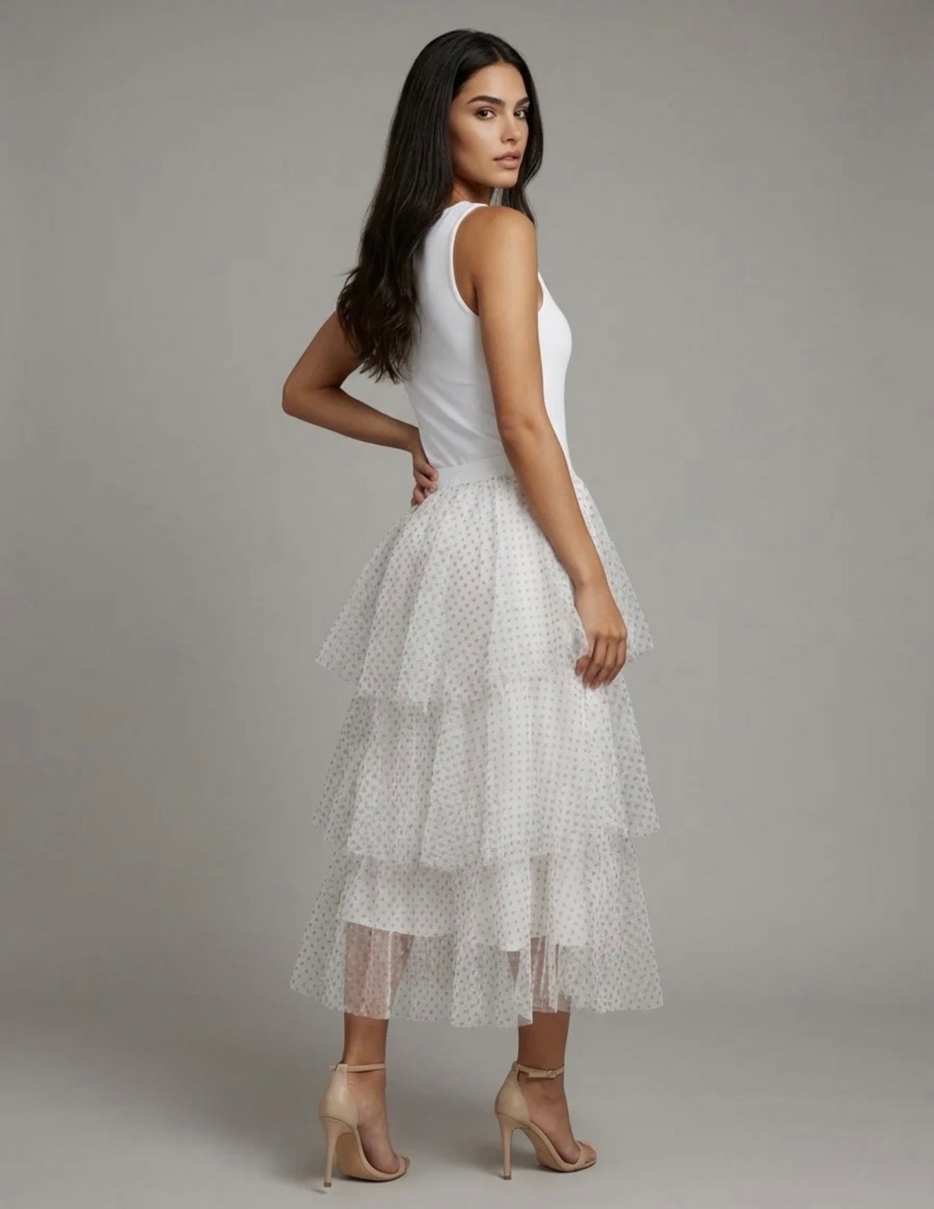 Petra - Polka Dot Tule Skirt