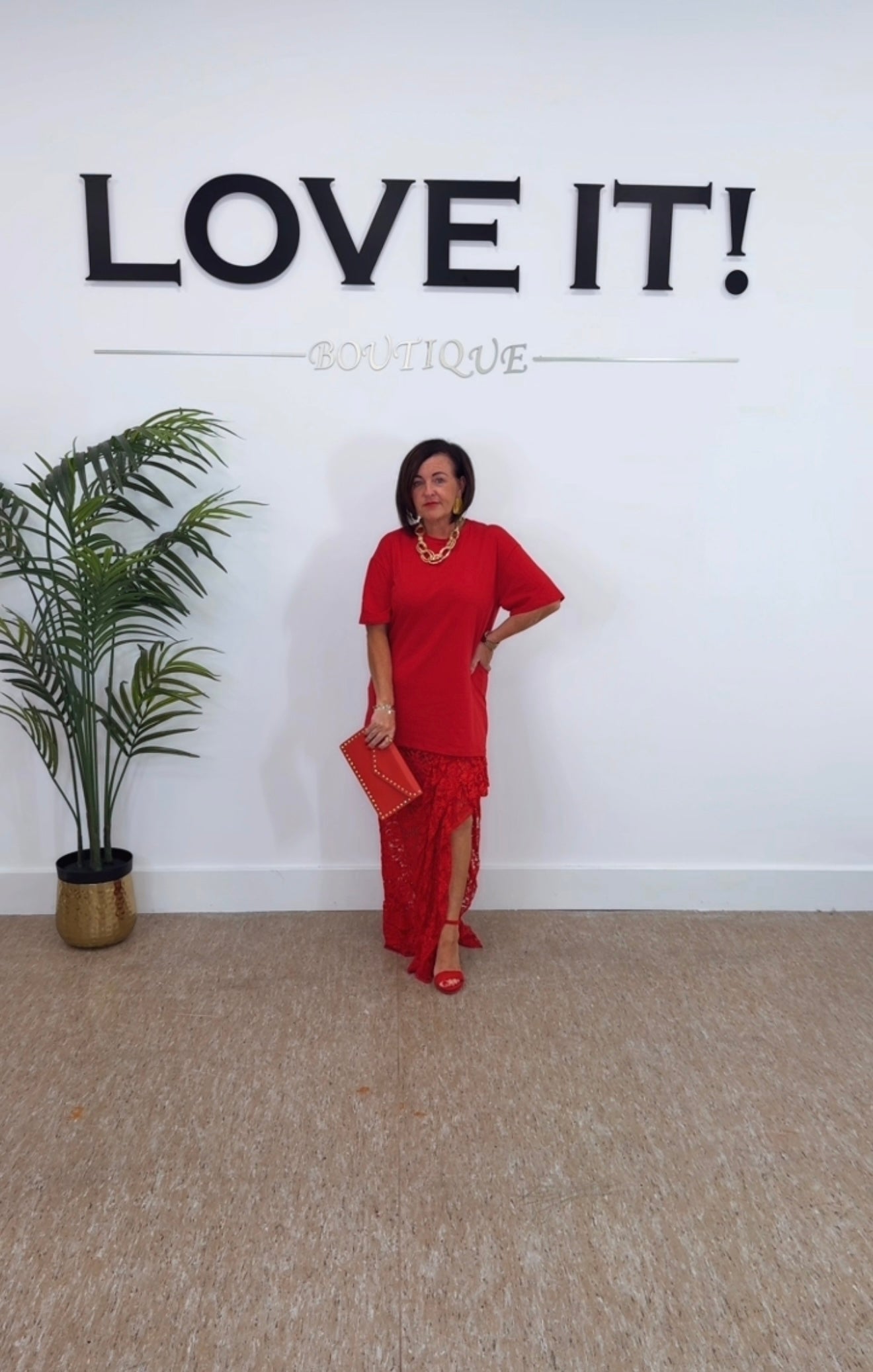 “Rosy” Red 2pc Set