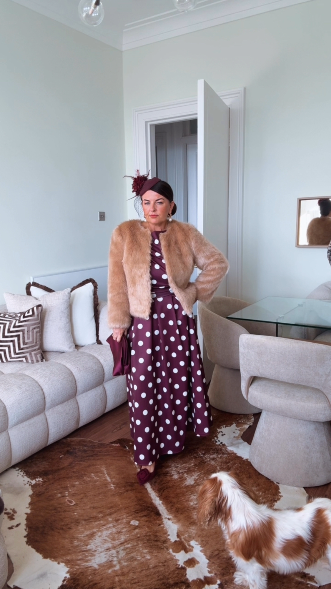 “Mandy” Polka Dot Dress