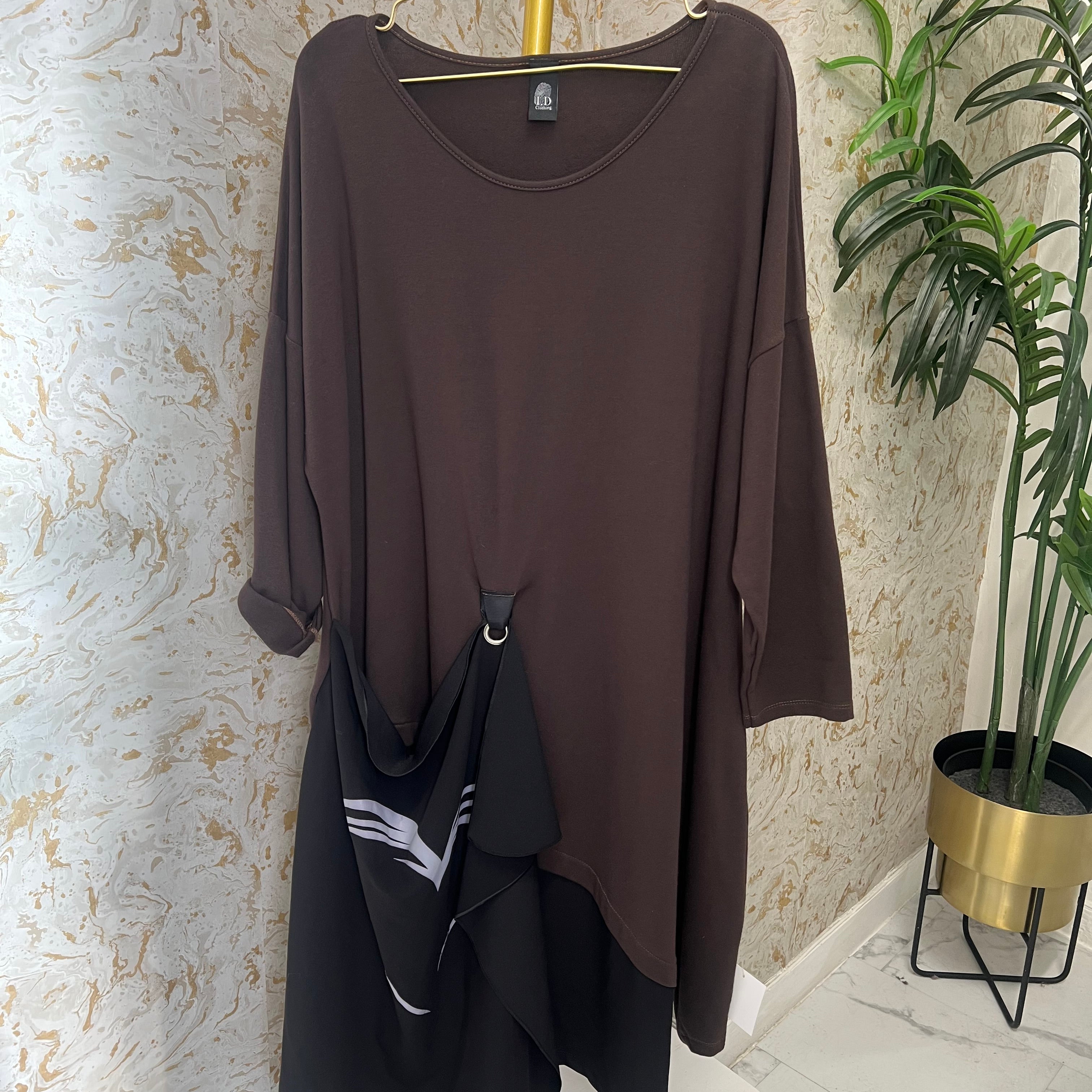 Free Size 16/20 “Dee” Heart Pocket Top/Dress