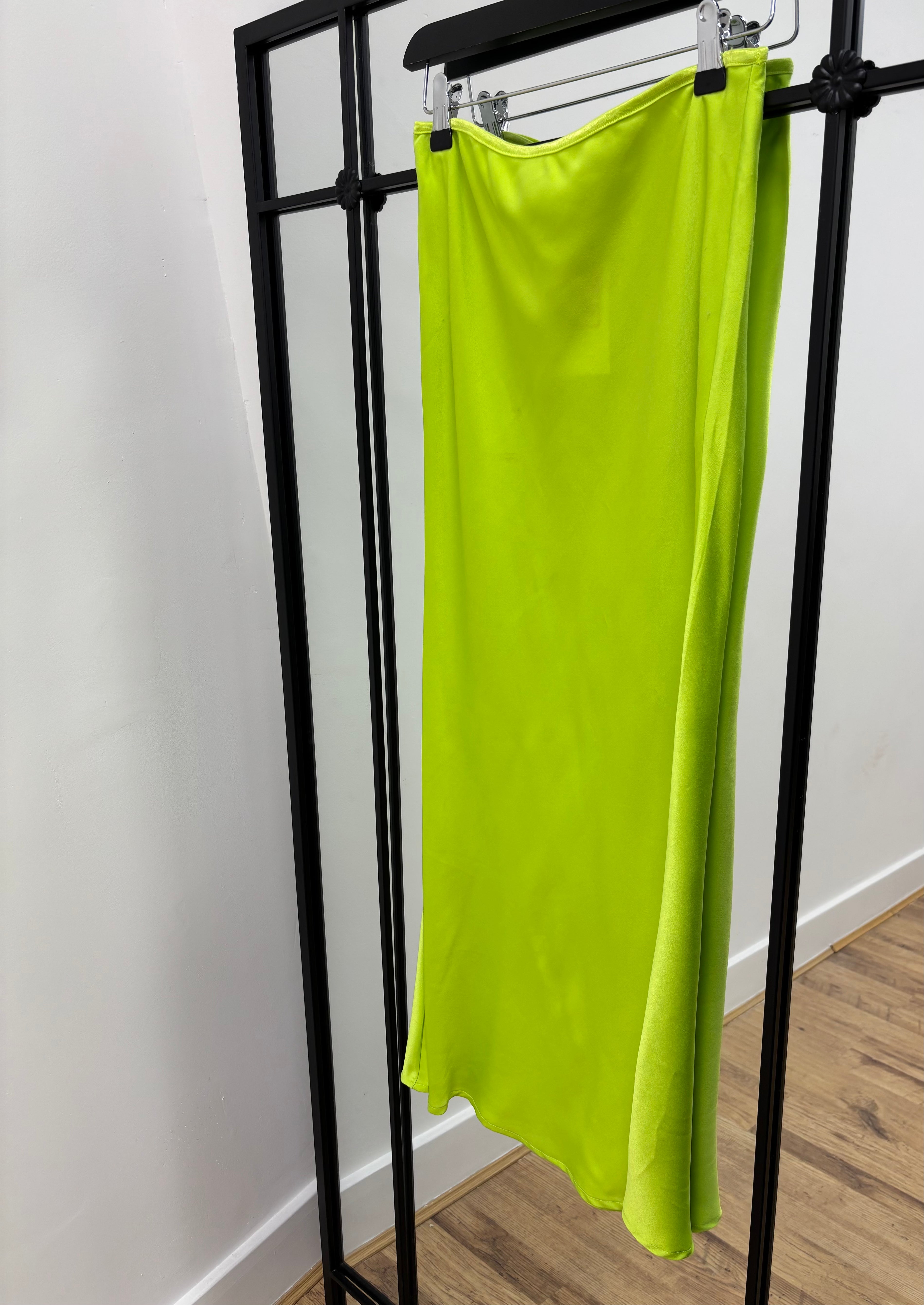 Size 12 Lime Bias Skirt