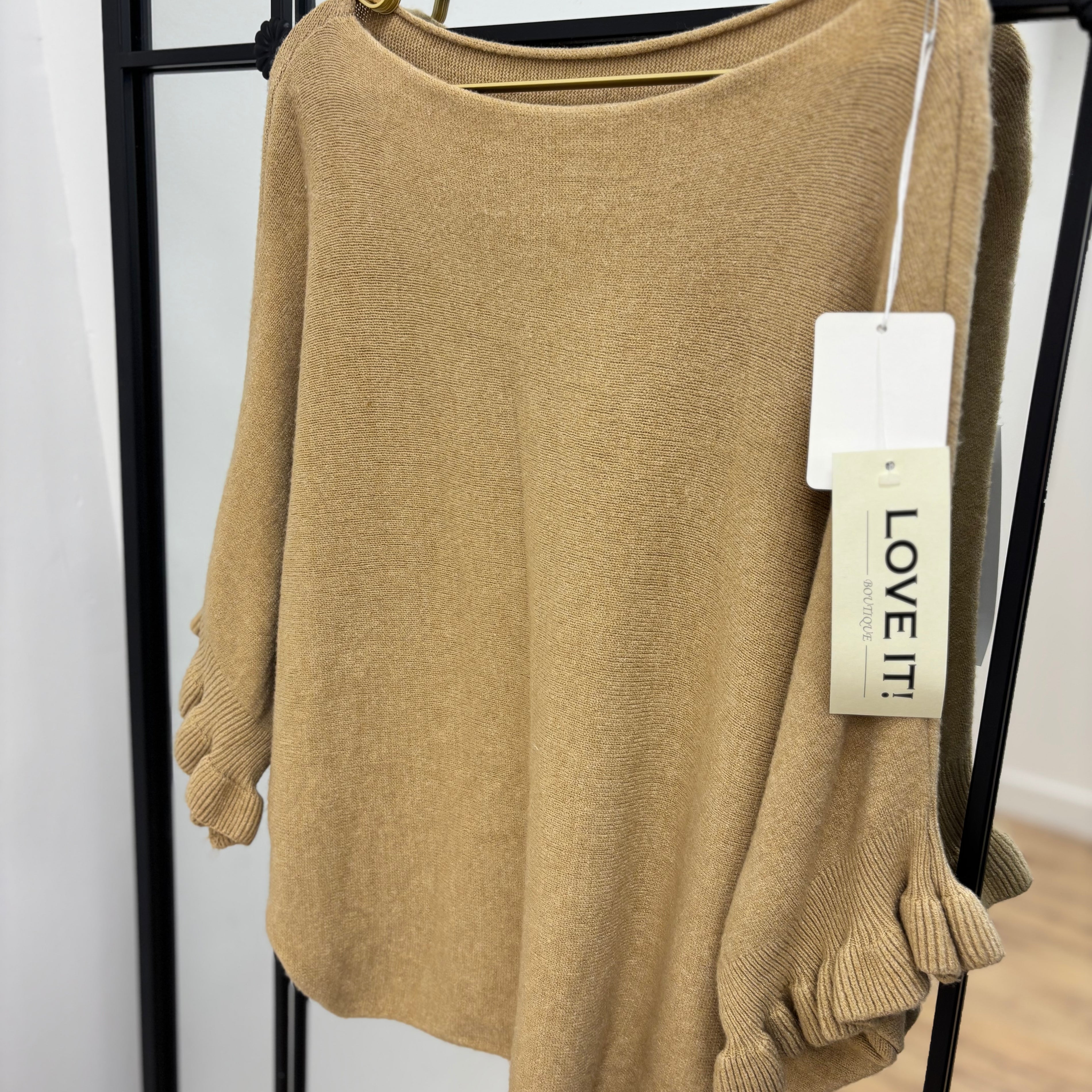 Free Size 10/16 Soft-knit Batwing Jumper