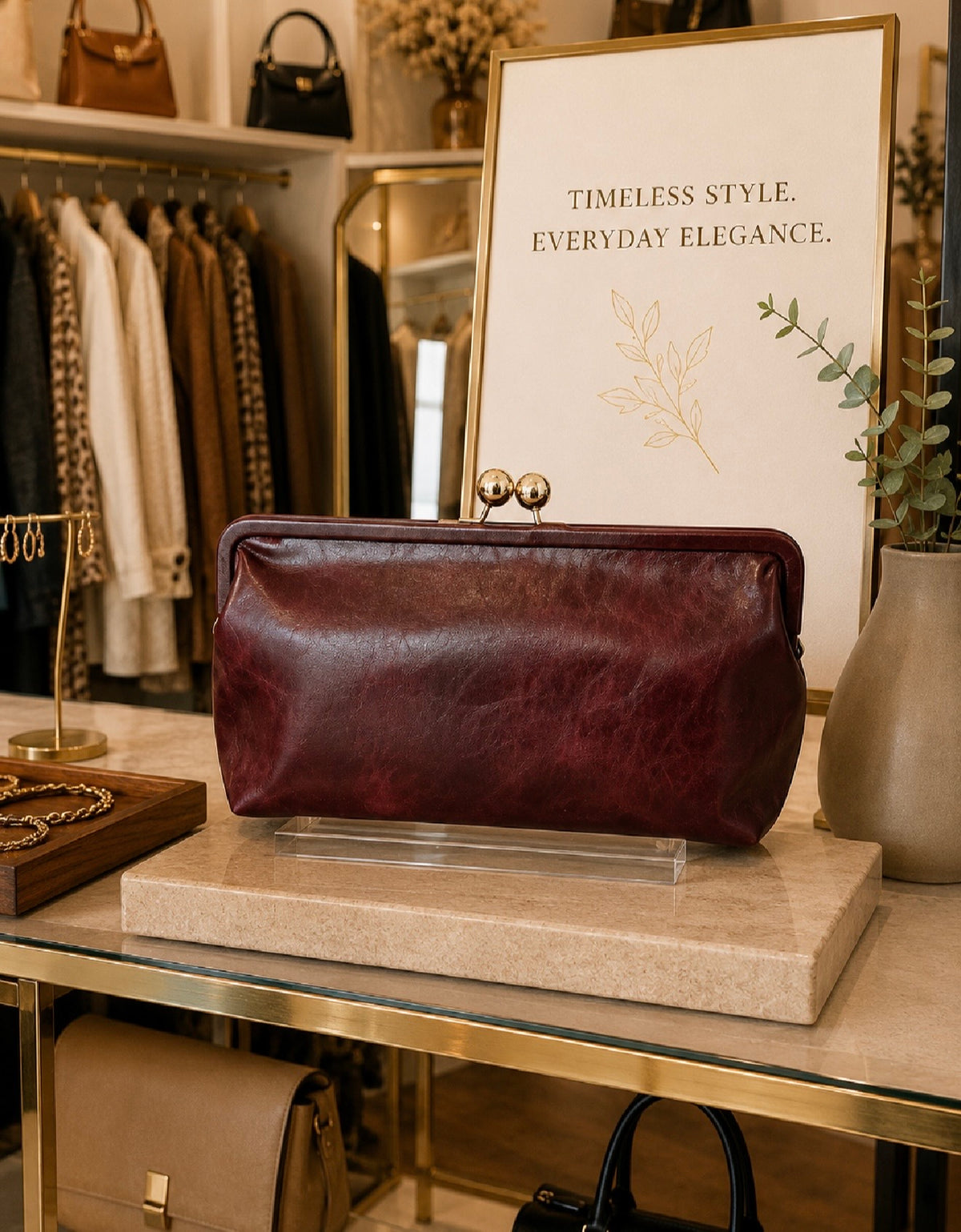 Mitzy - Large Clutch Bag