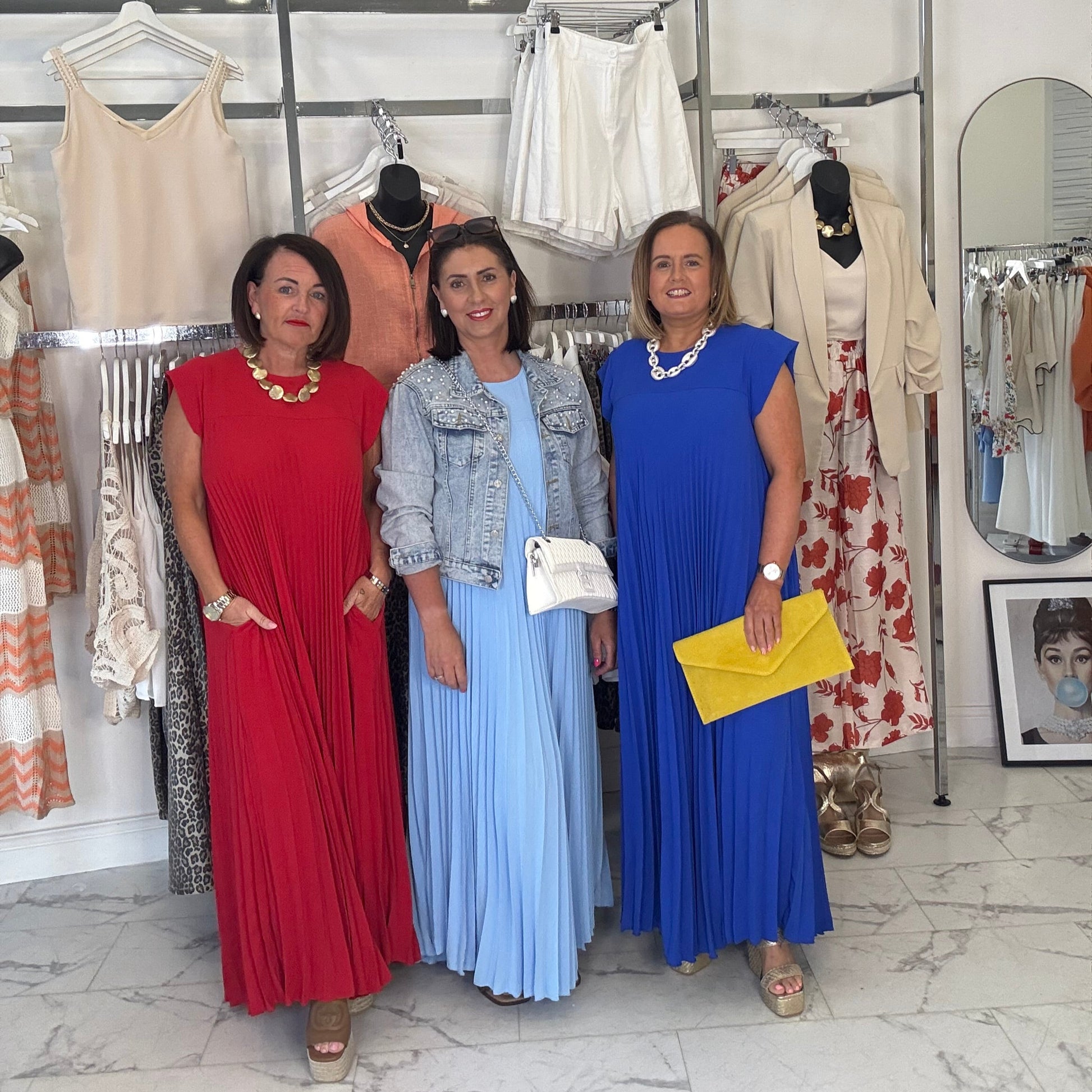 “Lydia” Pleated Dress