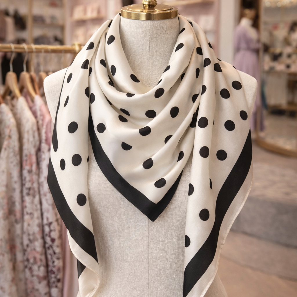 Polka Dot Scarf