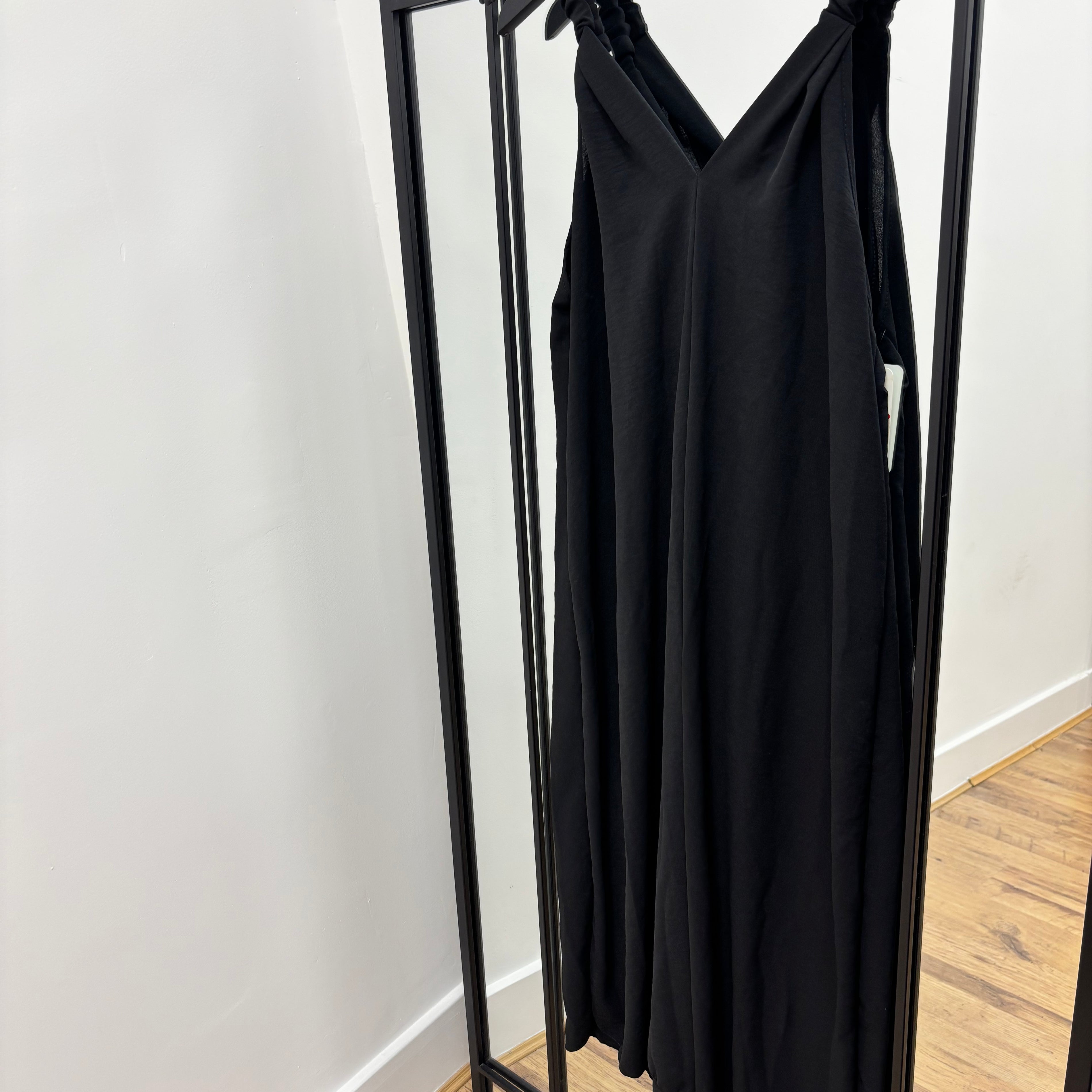 Free Size 10/14 Lightweight Black Dress