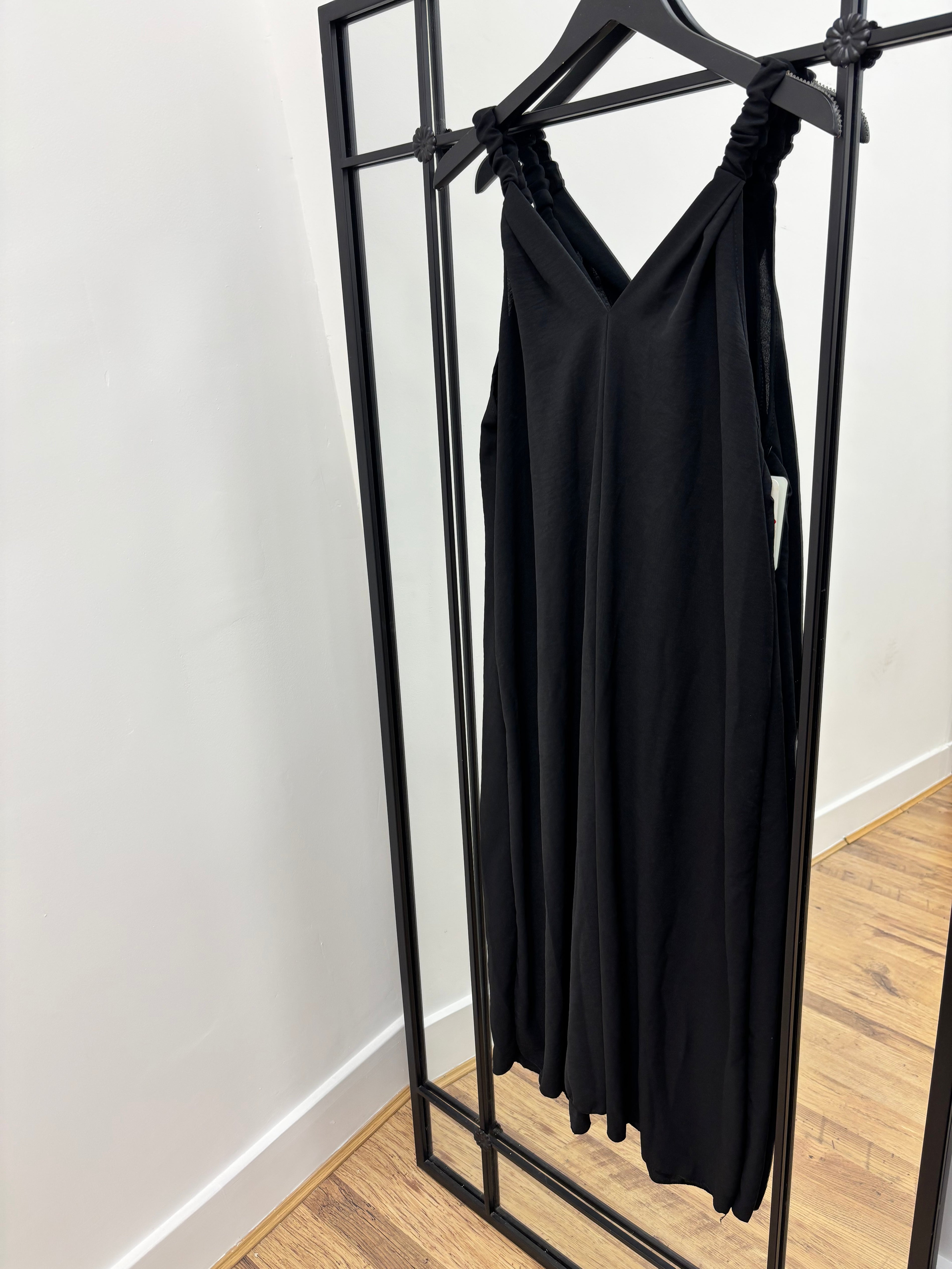 Free Size 10/14 Lightweight Black Dress