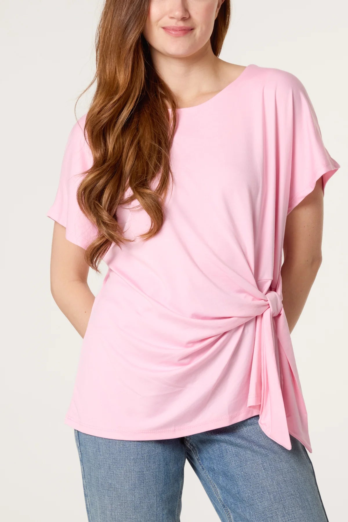 Soft Drape Side-Tie Top
