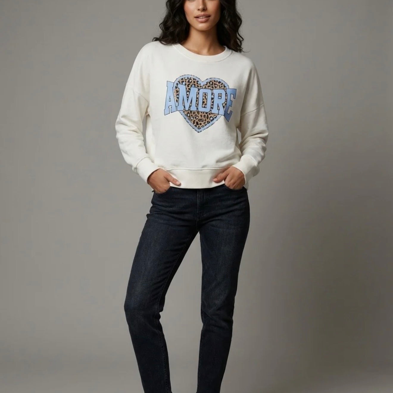 Amore Fleece Lined Sweatshirt