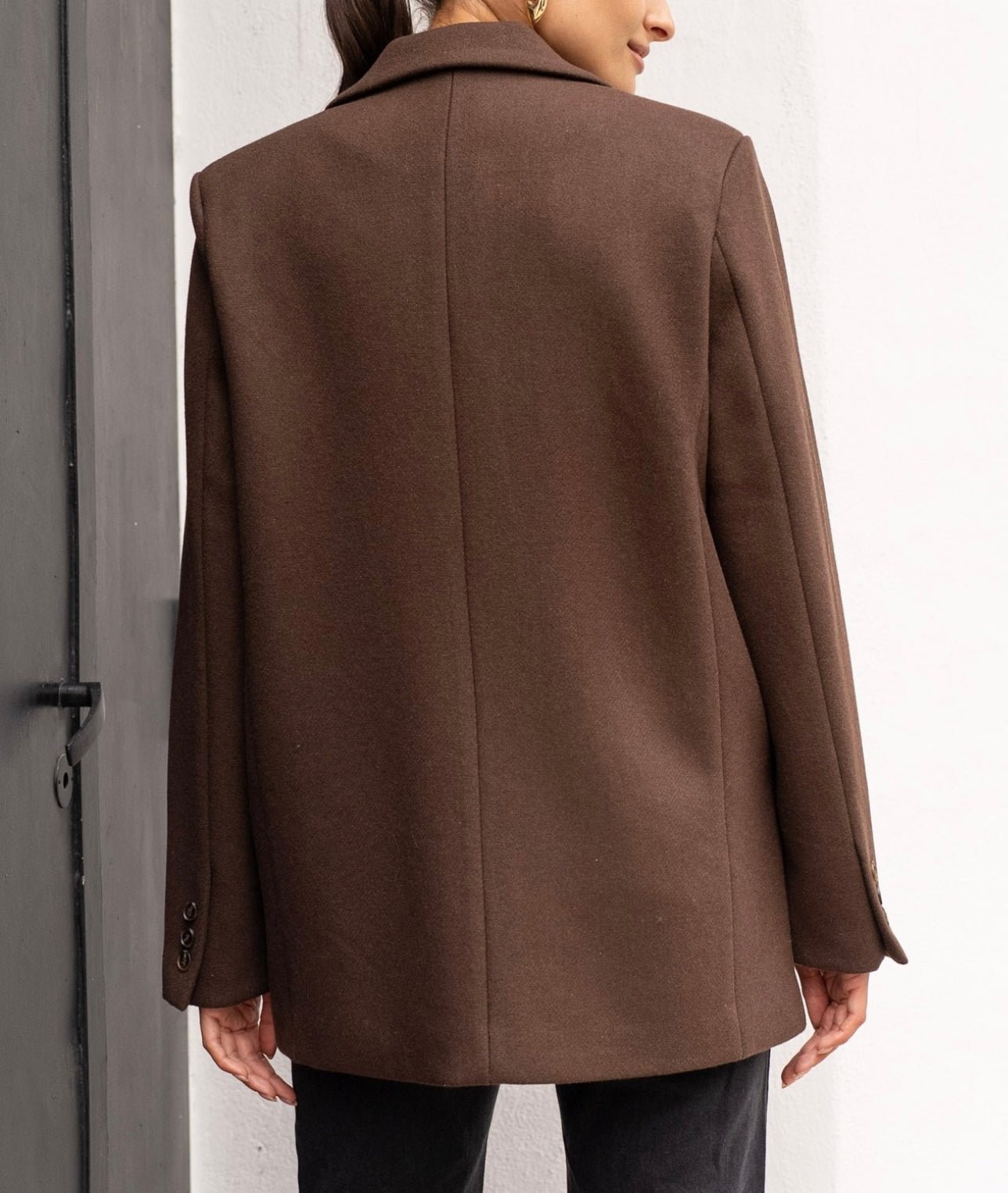 “Wendy” Oversized Wool Blazer