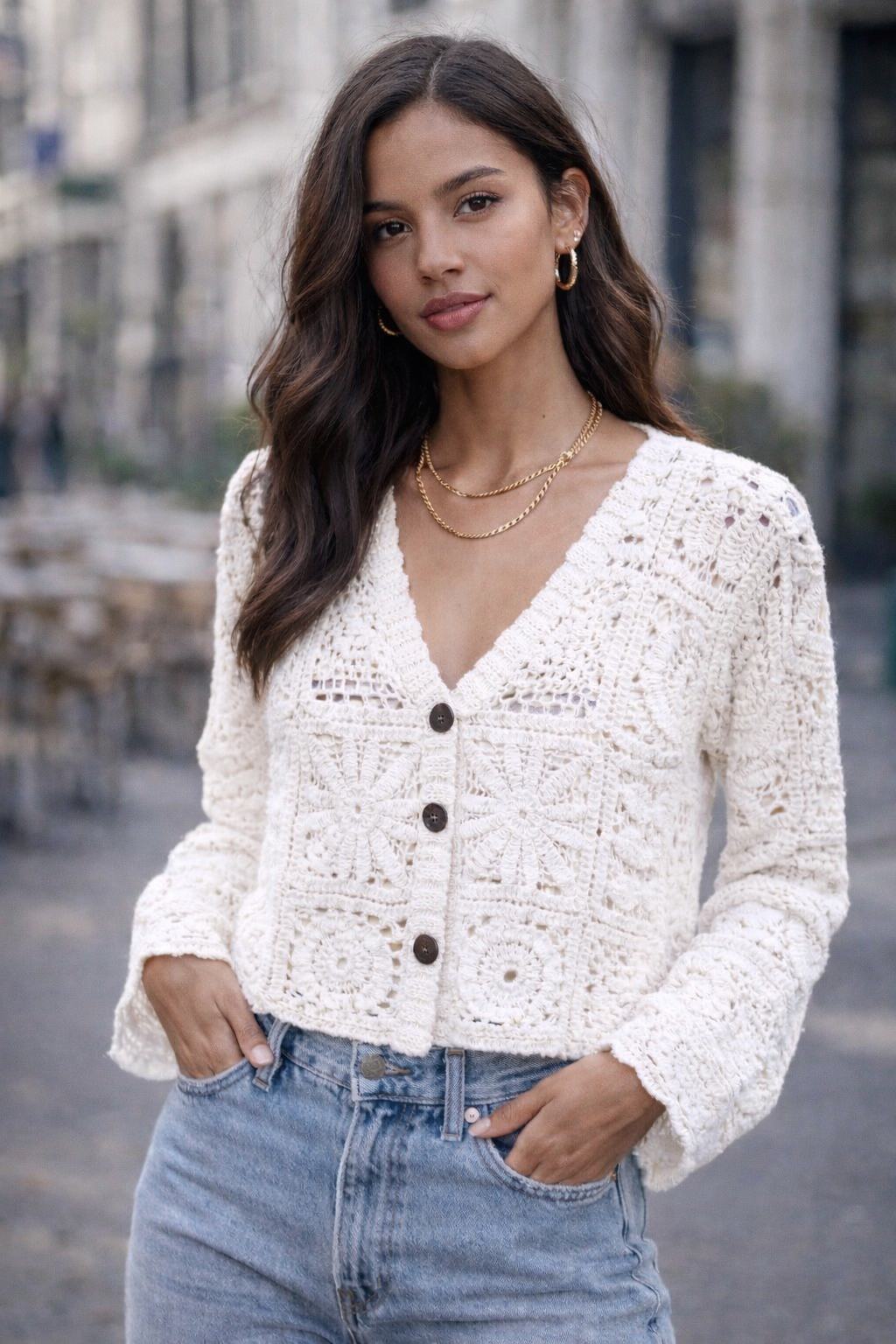 Carey - Crochet Top