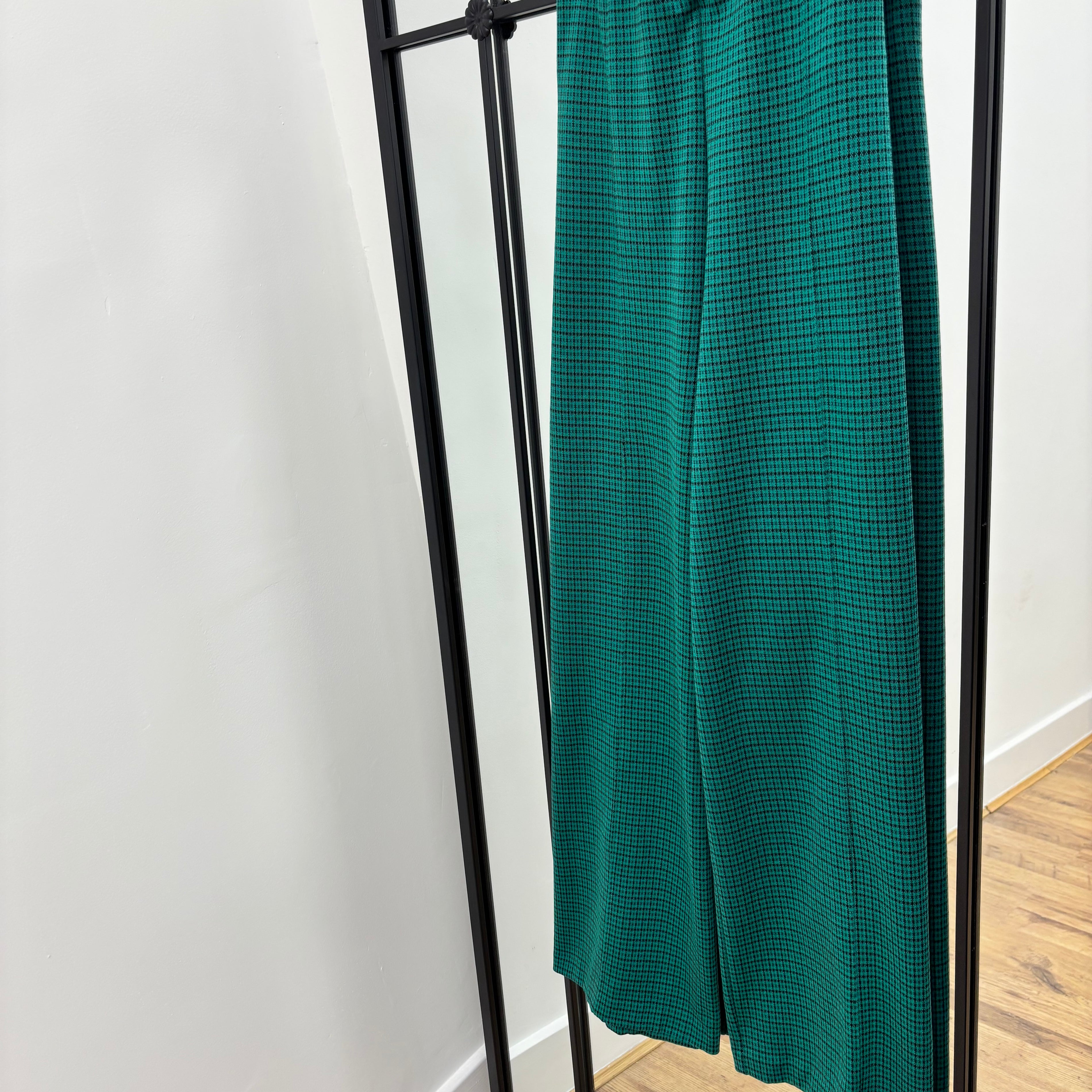 Size 16 Green Check Trousers