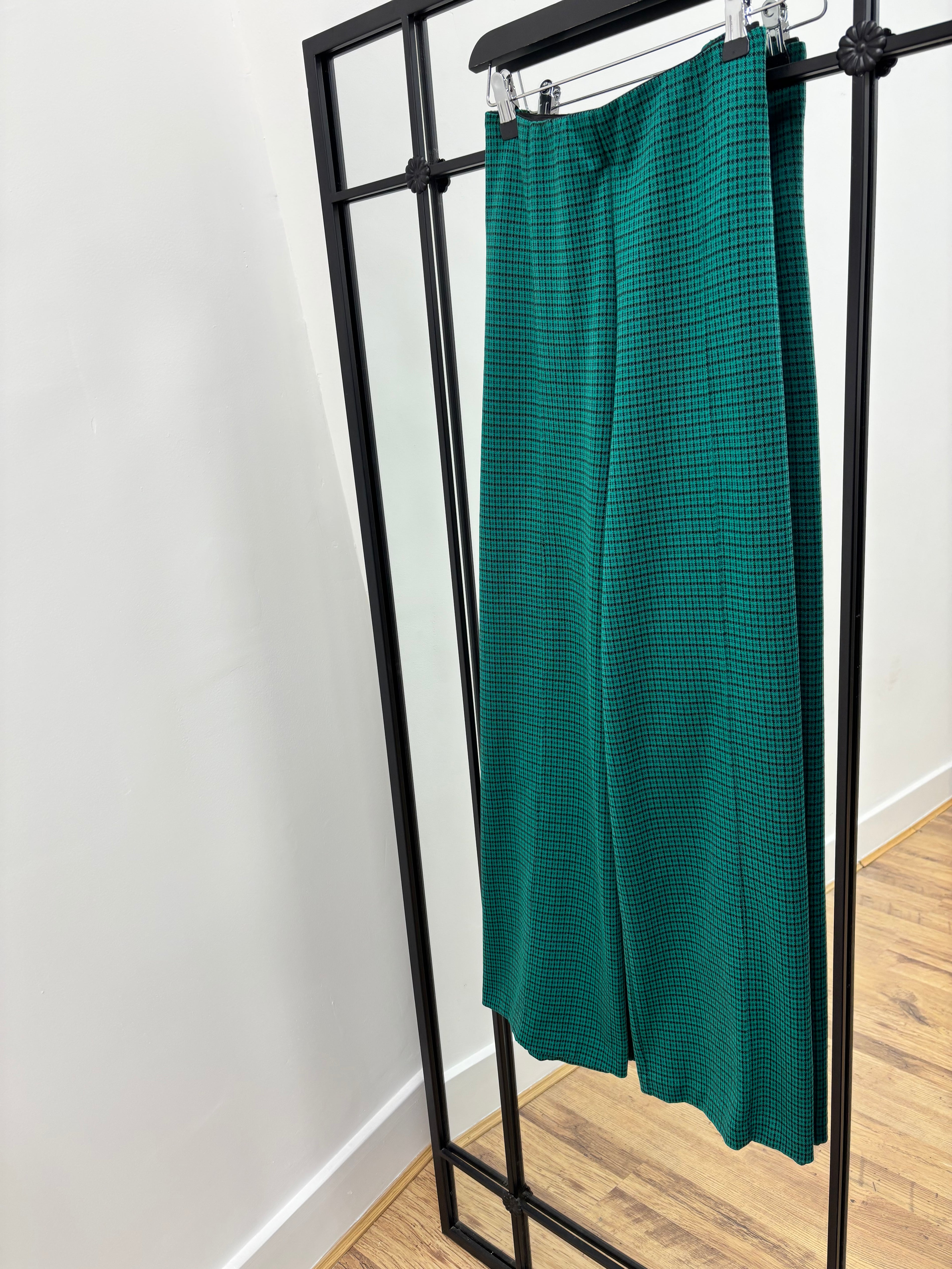 Size 16 Green Check Trousers