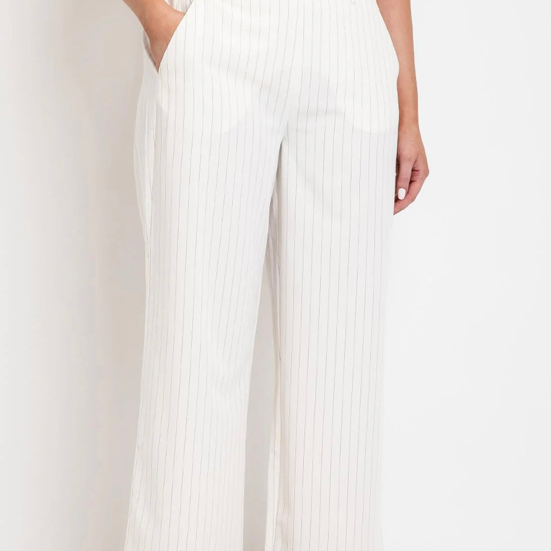 Pinstripe Trouser By Simple Wish