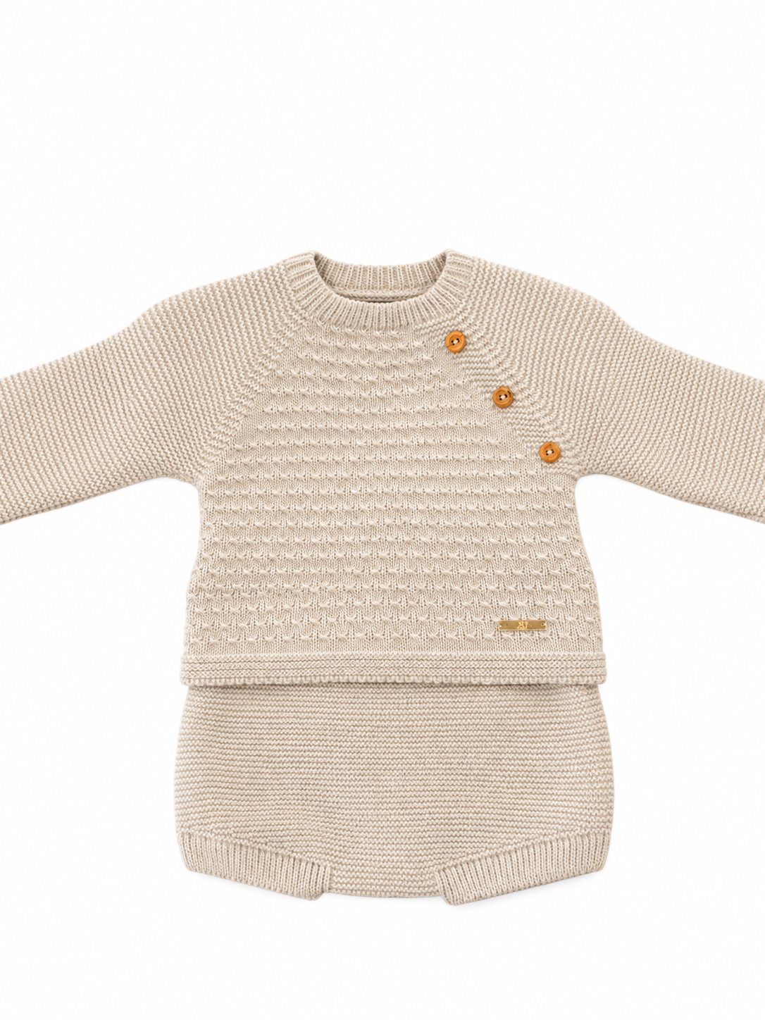 Neutral Knitted 2pc Set