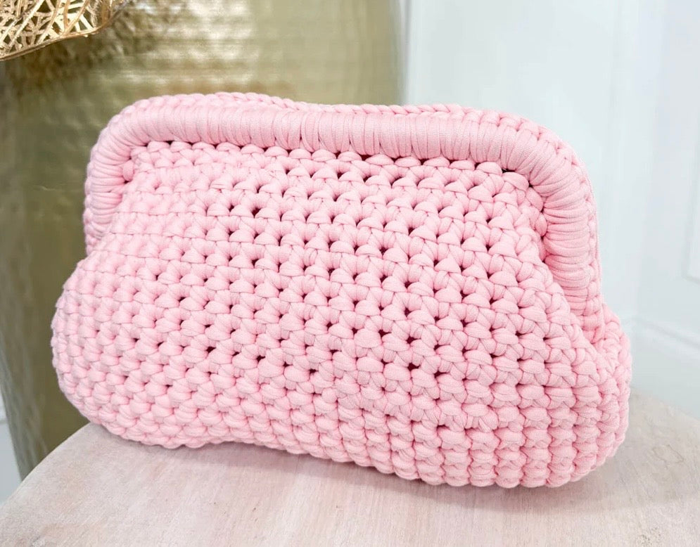 Mia - Woven Clutch Bag