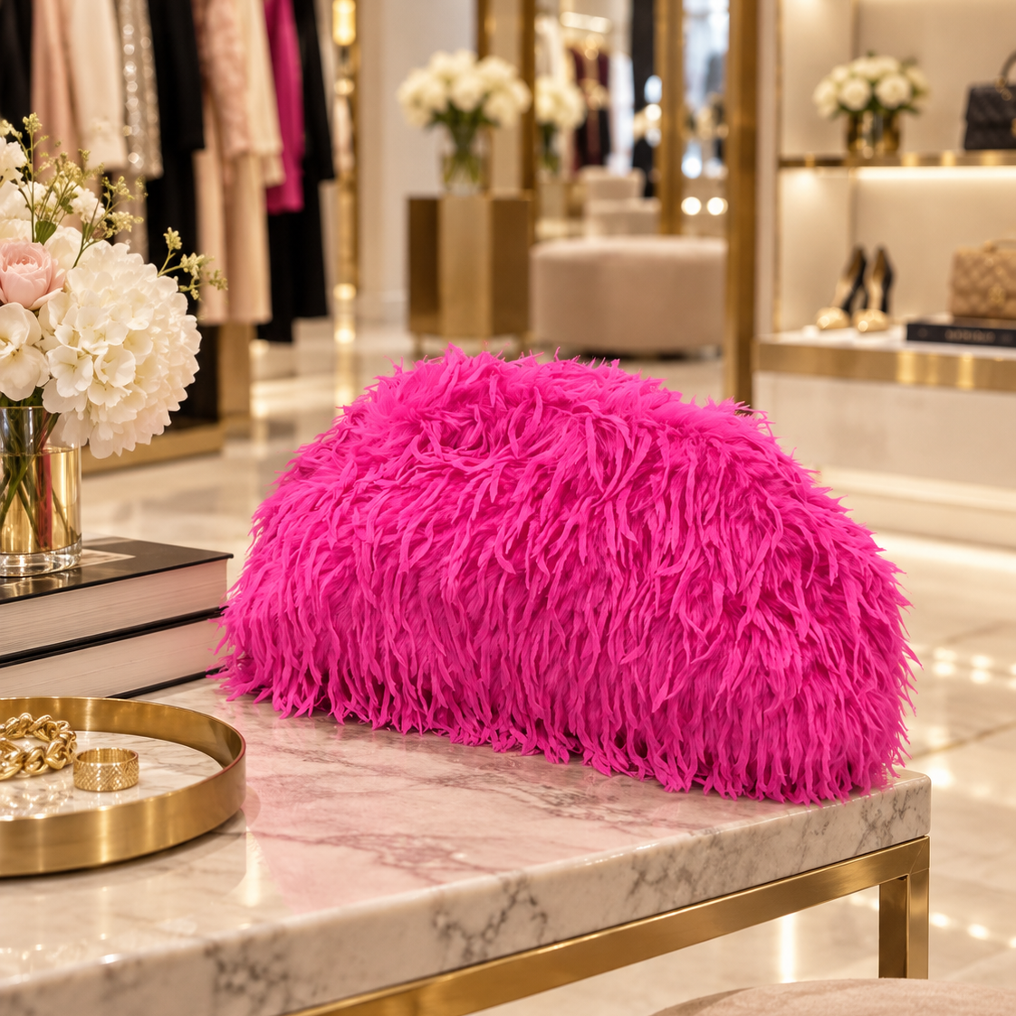 Luxury Fringe Clutch Bag