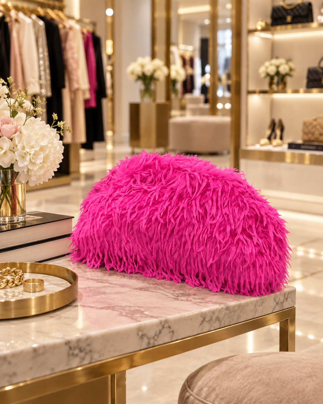 Luxury Fringe Clutch Bag