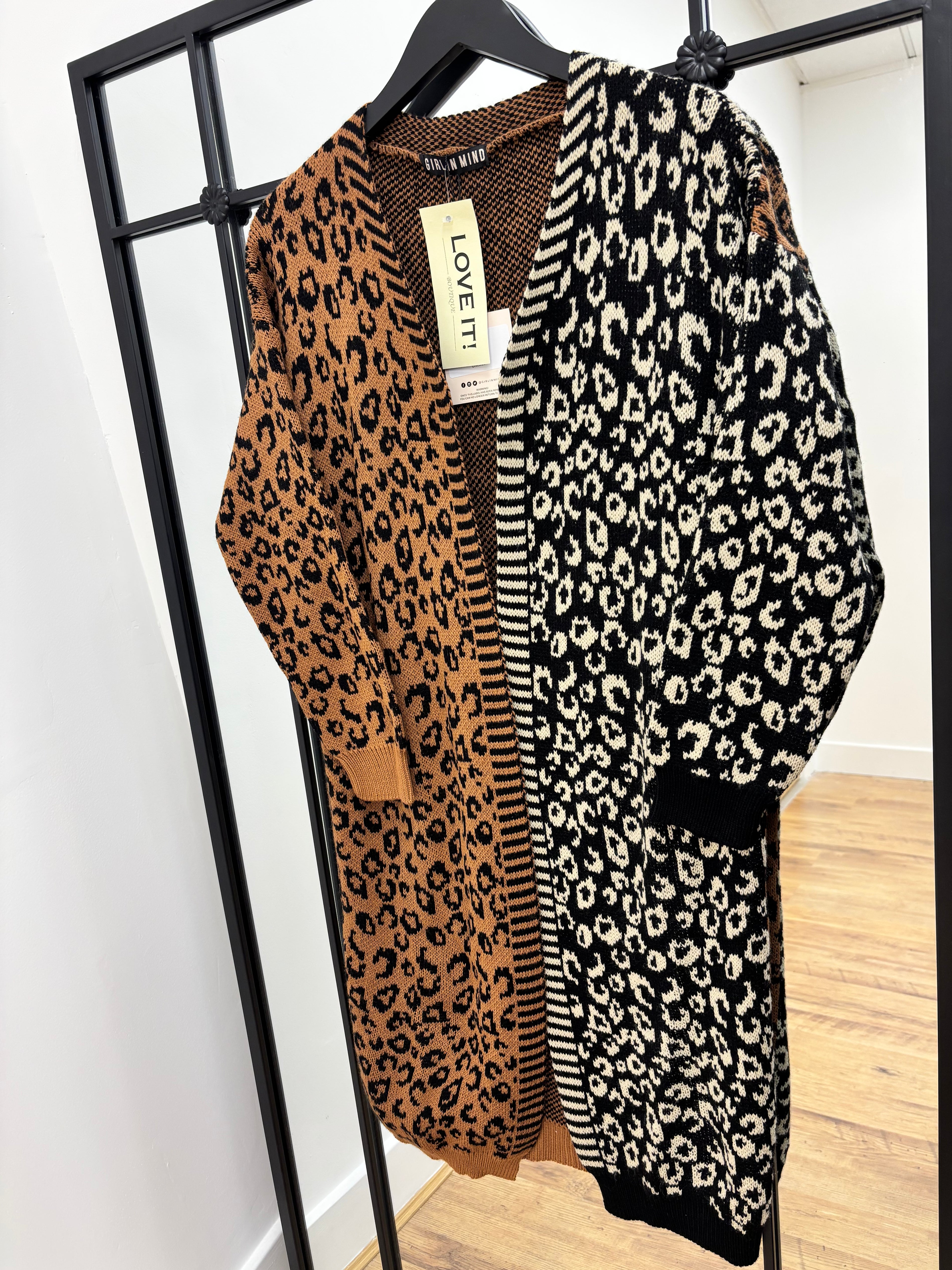 Free Size 8/12 Print Cardigan