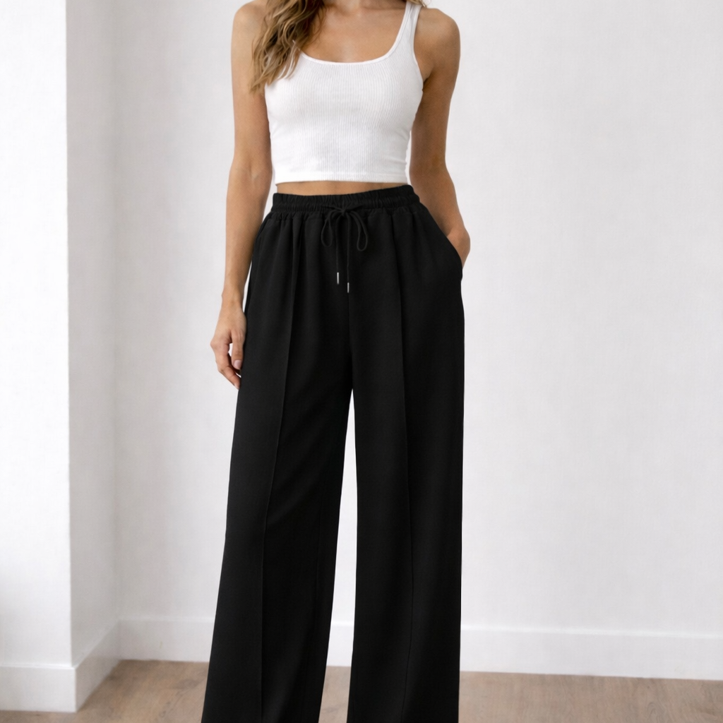 “Penny” Wide-Leg Trousers