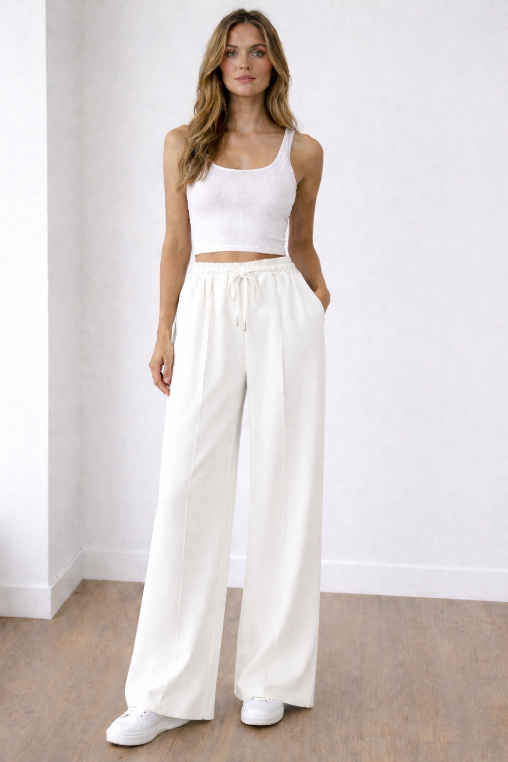 “Penny” Wide-Leg Trousers