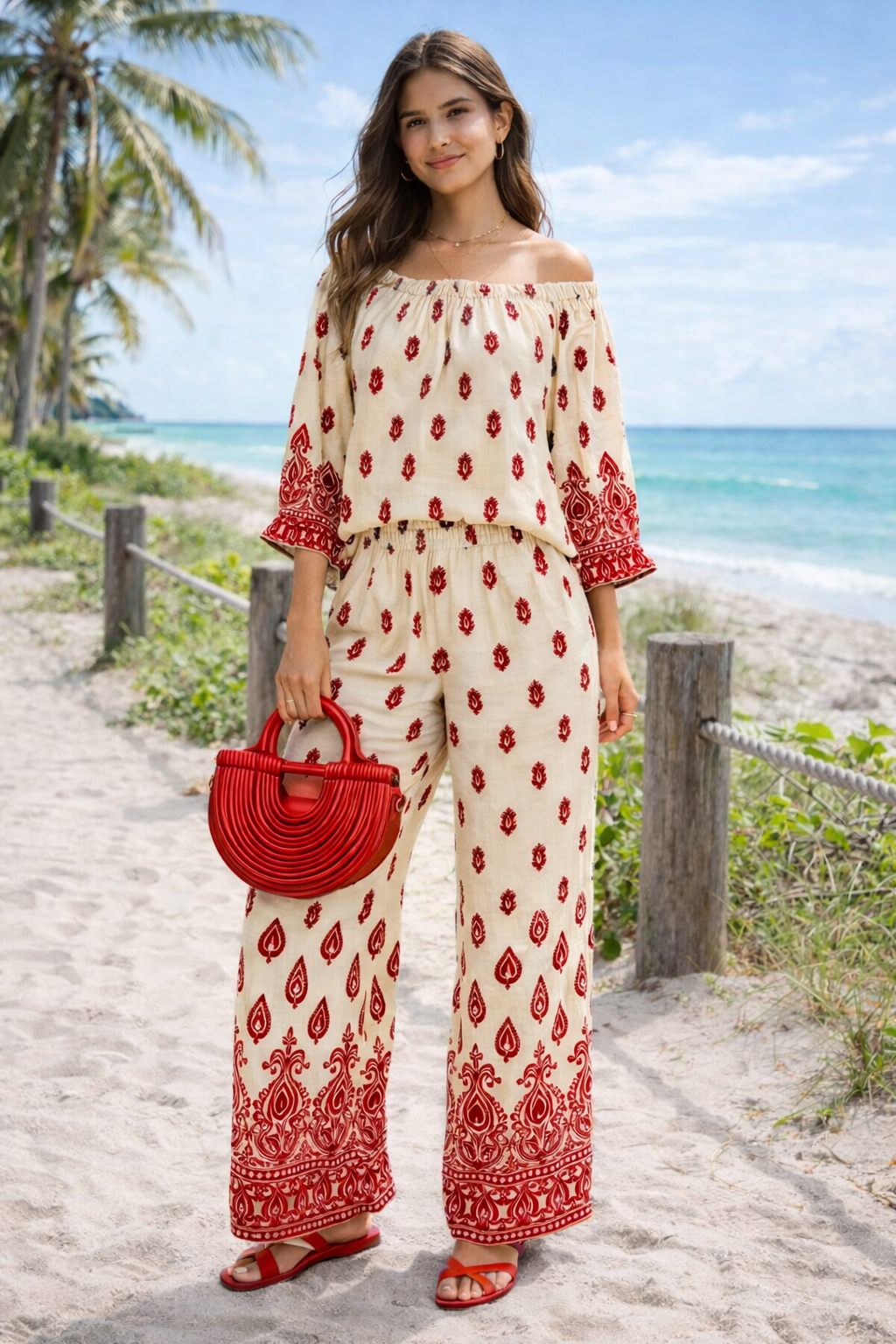 Belle - Bardot Co-ord Set