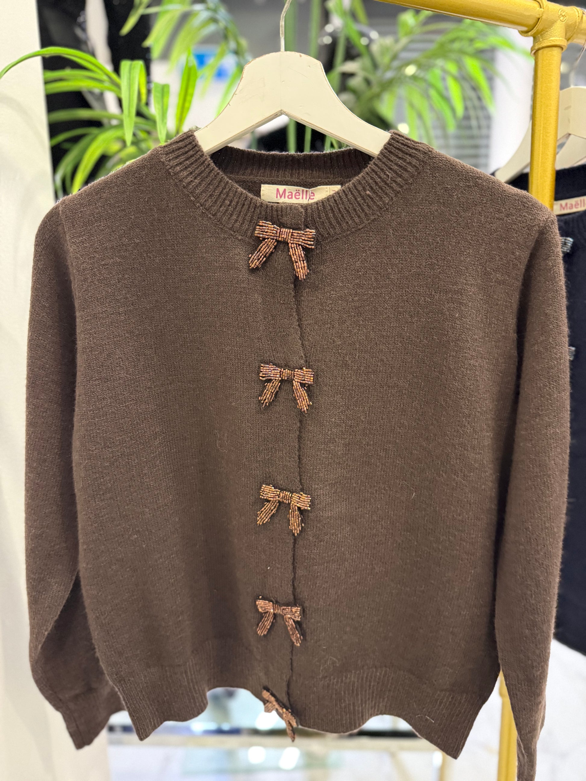 “Bessie” Bow Detail Jumper
