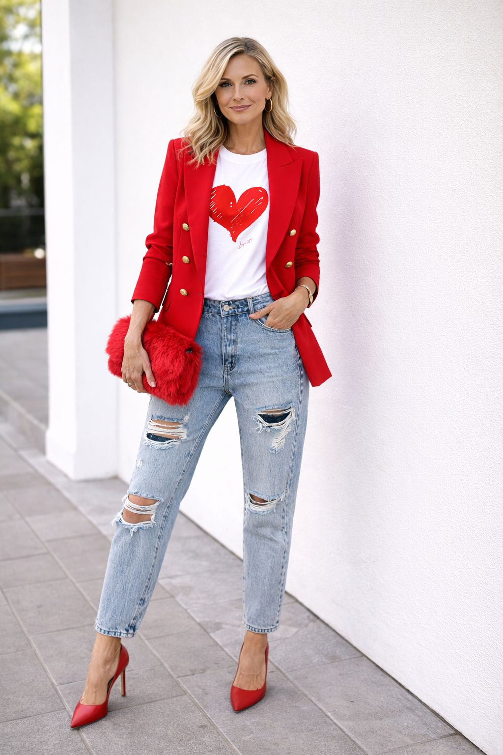 Say it with Love - Love it! The Brand Fitted Tee (customize - allow 2-3 days)