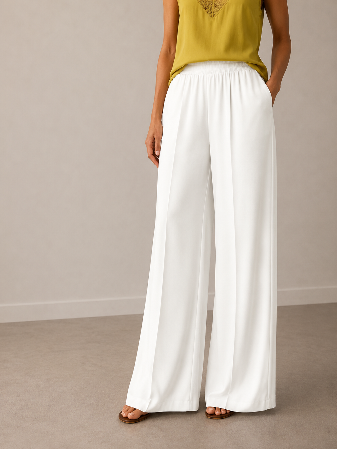 Luxe Wide Leg Trousers