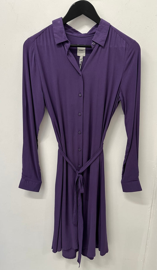 Ichi Purple Shirt Dress - 34(8)