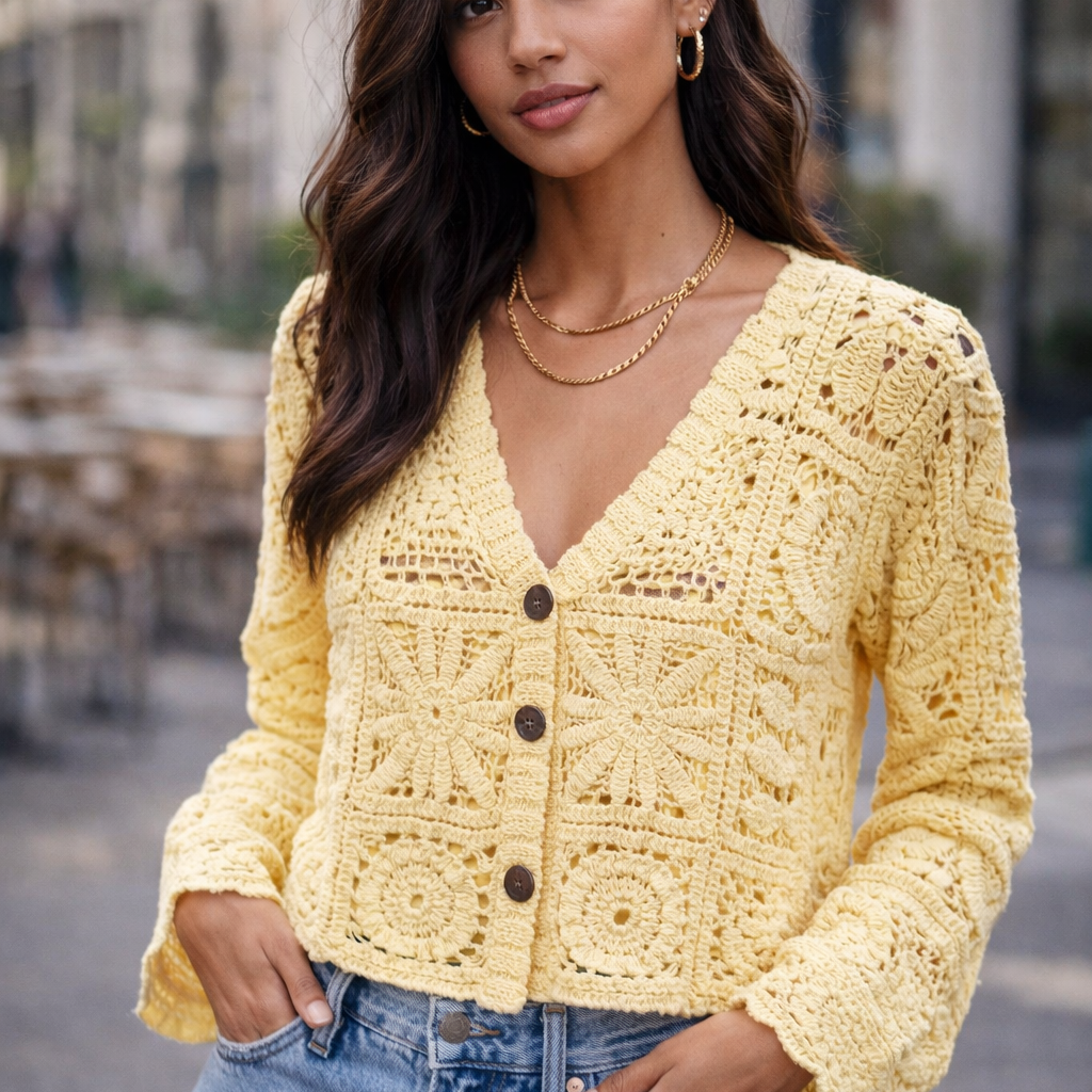 Carey - Crochet Top