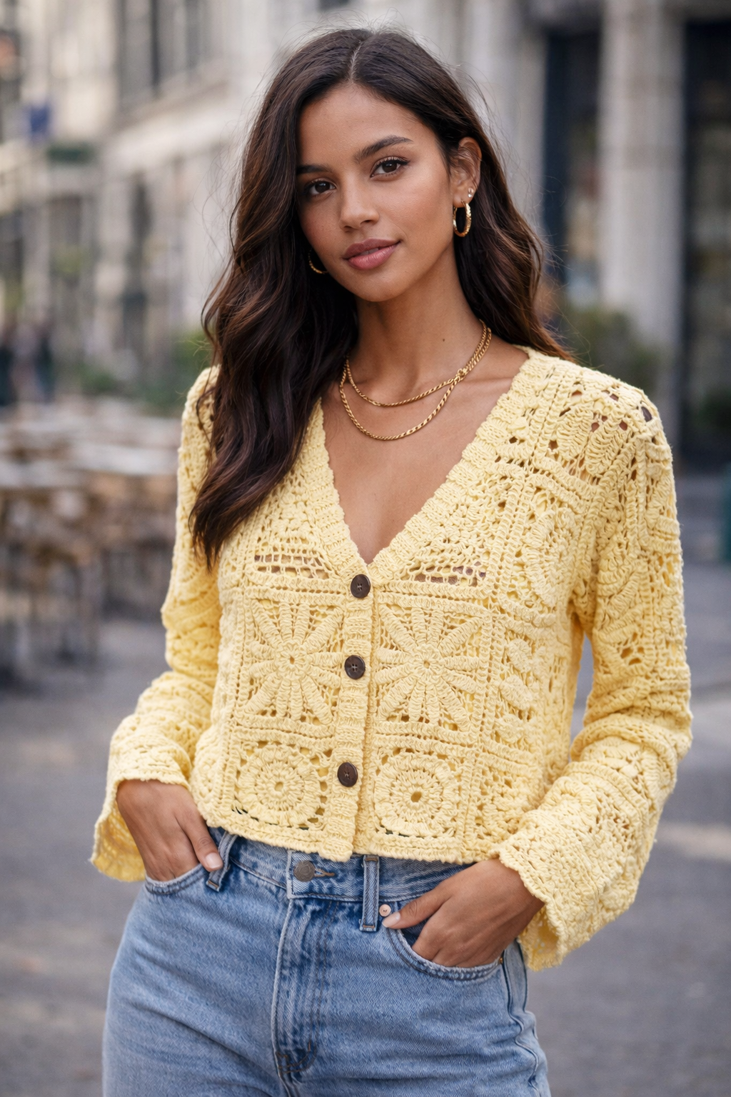 Carey - Crochet Top