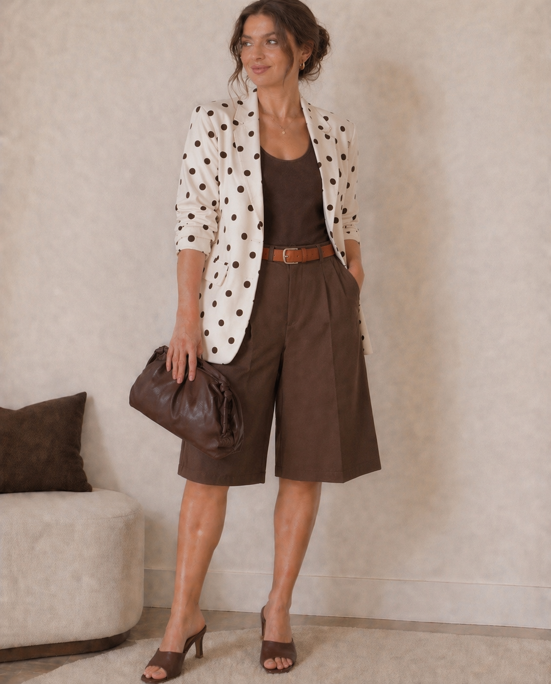 Vivian - Polka Dot Blazer