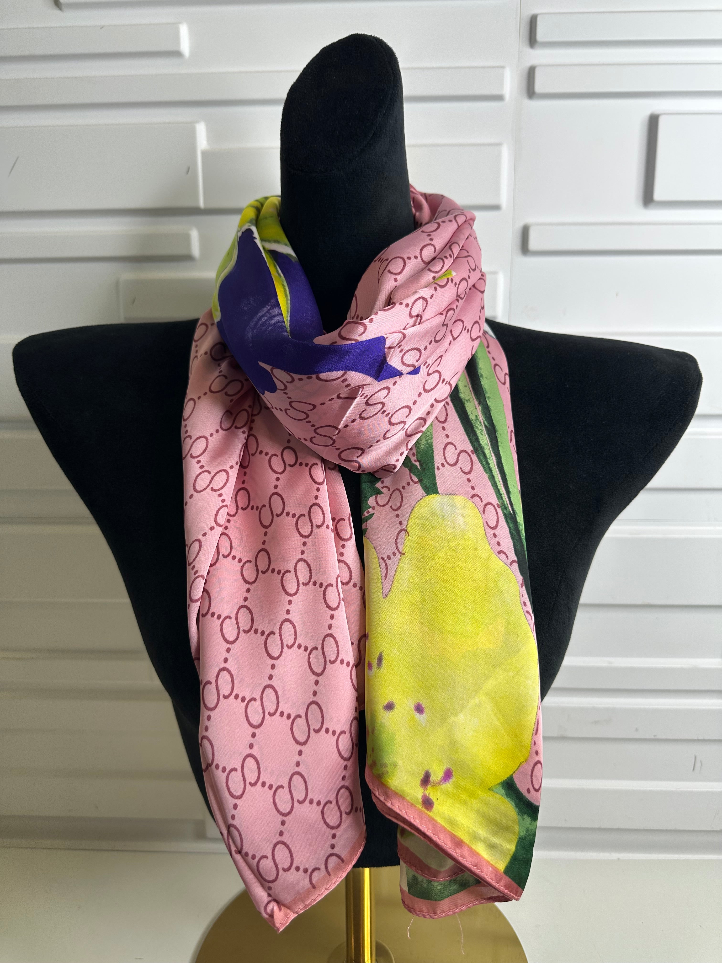 “Lucy” Silk Feel Scarf