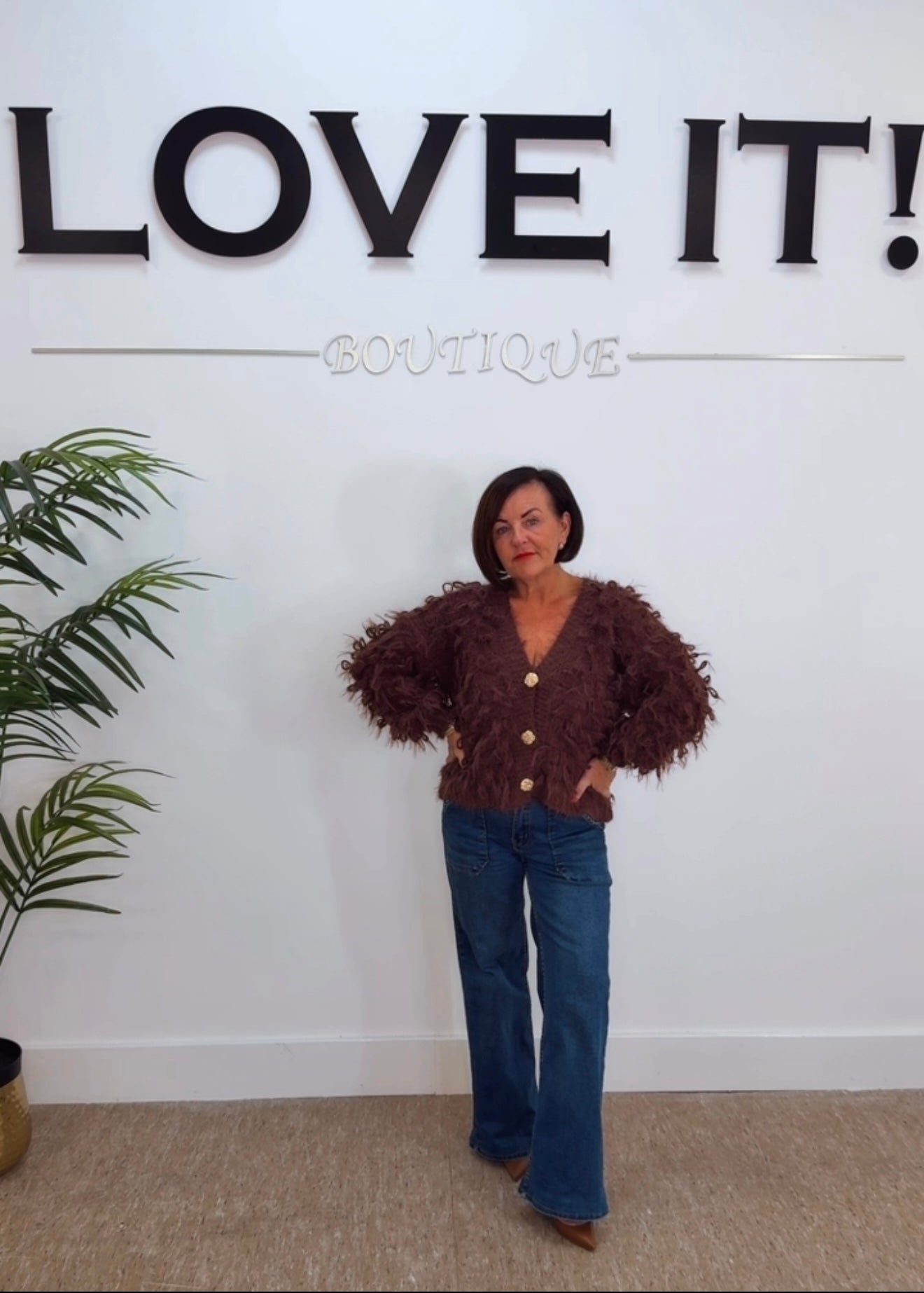 “Lola” Chunky Loop Knit Cardi