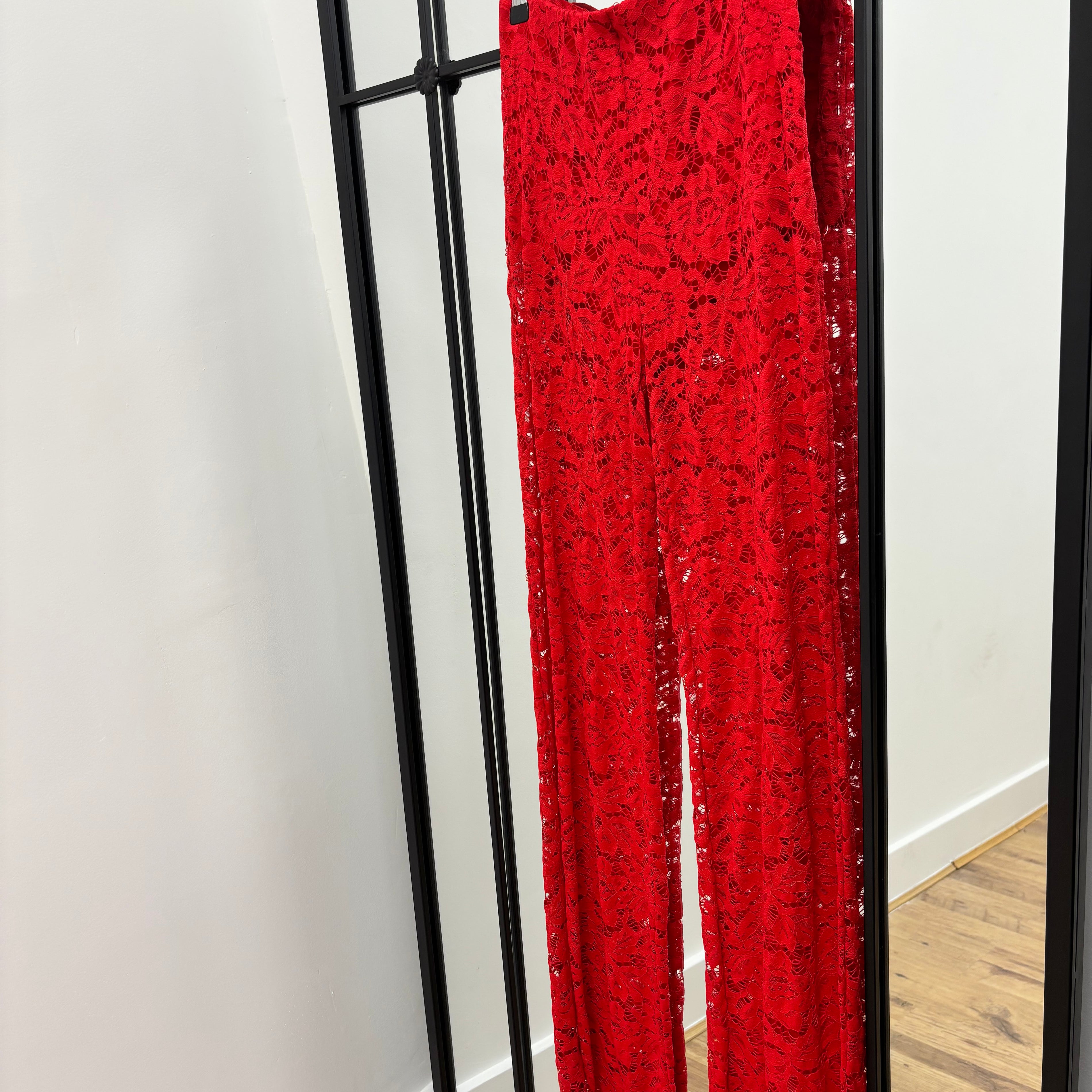 Size 8/12 Red Lace Trousers