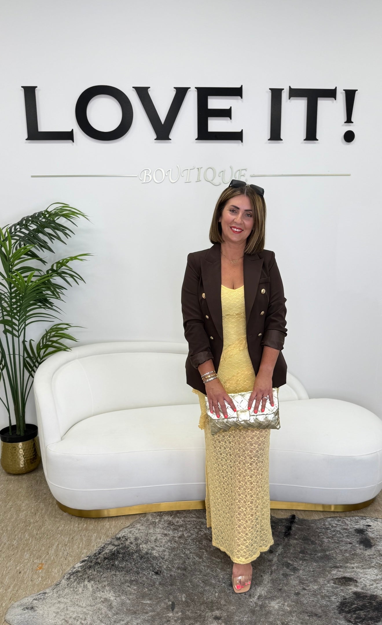 “Belle” Brown Blazer