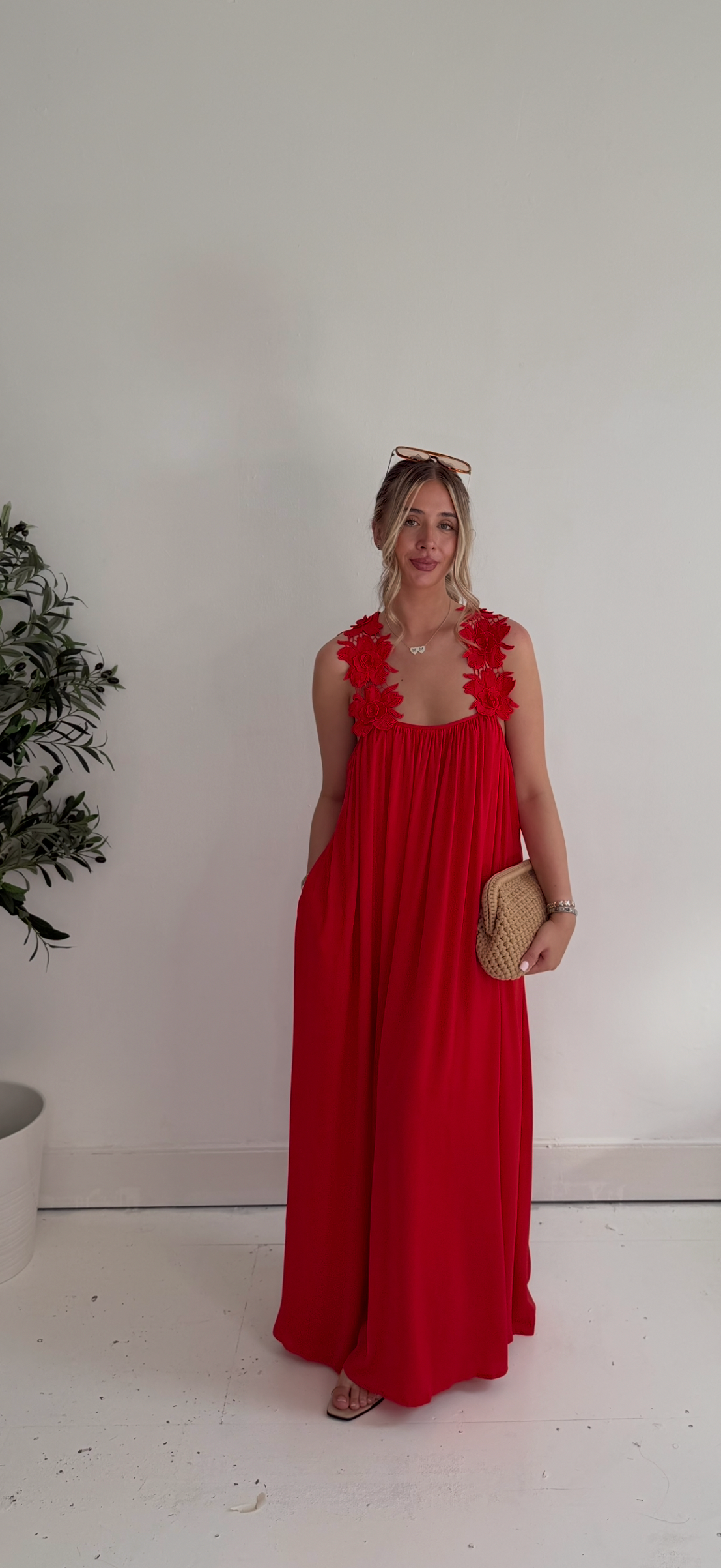 Emily - Maxi Dress with Daisy Straps