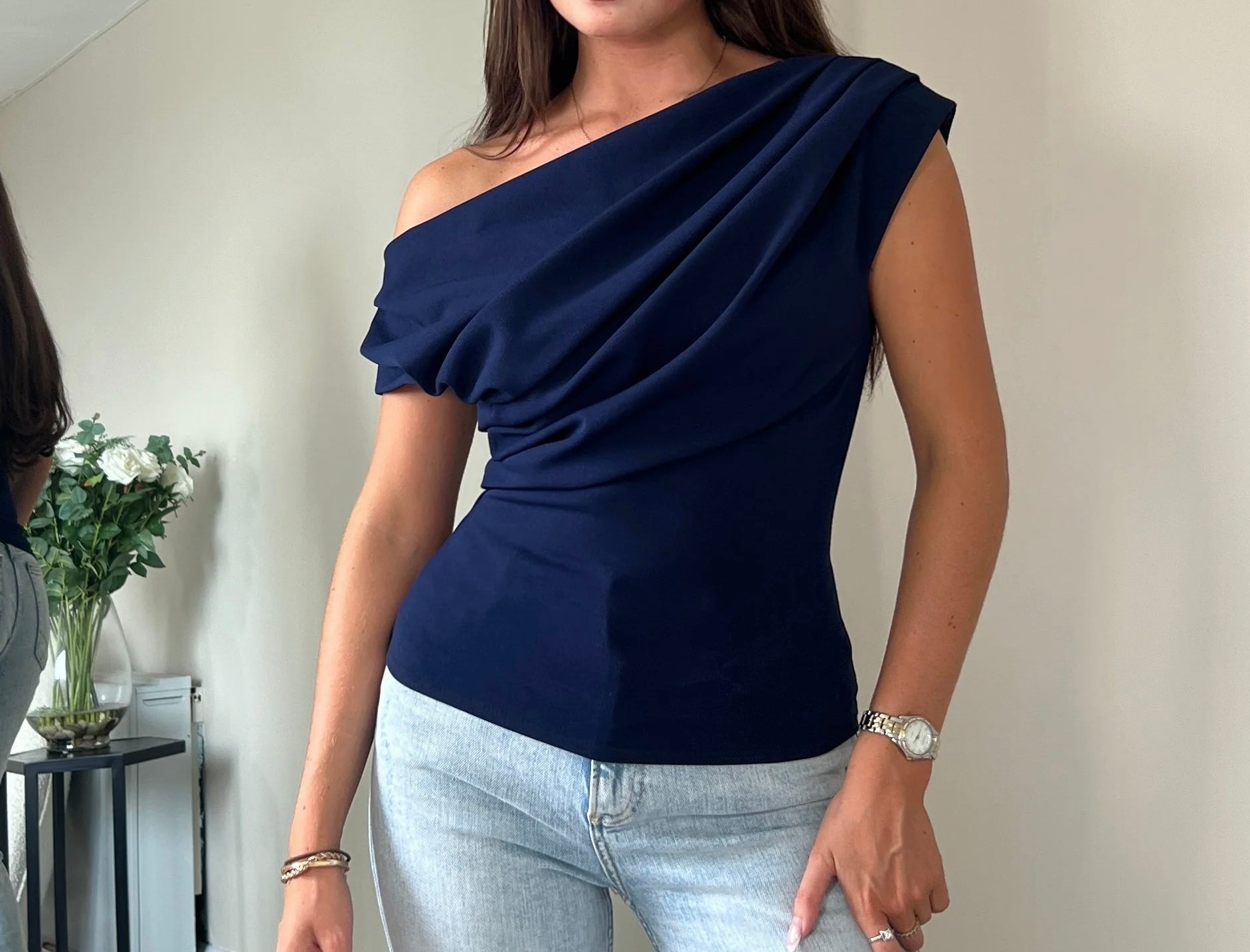 “Diana” Asymmetrical Top