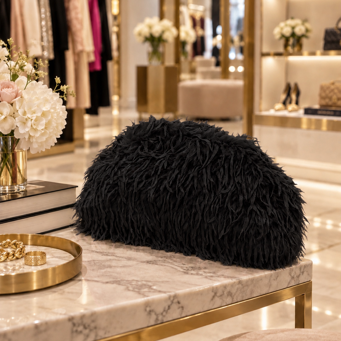Luxury Fringe Clutch Bag