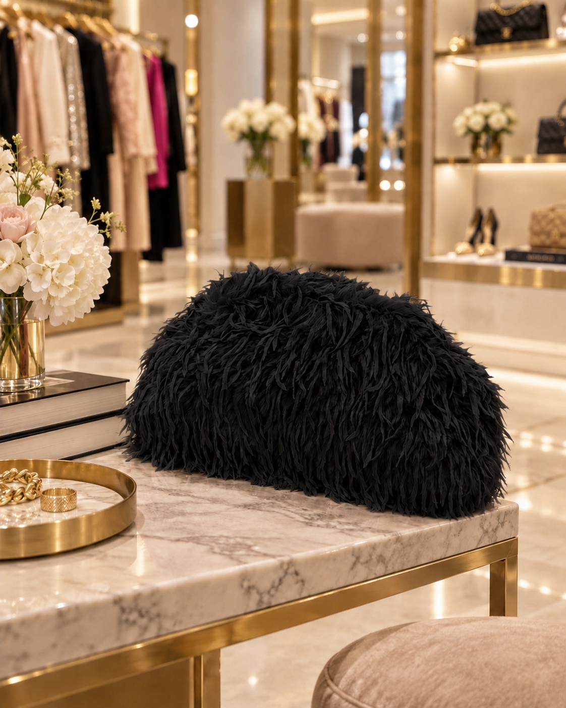 Luxury Fringe Clutch Bag