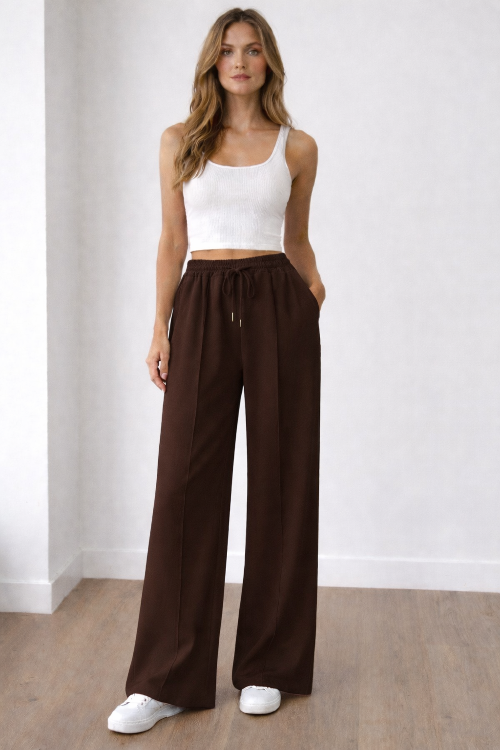 “Penny” Wide-Leg Trousers