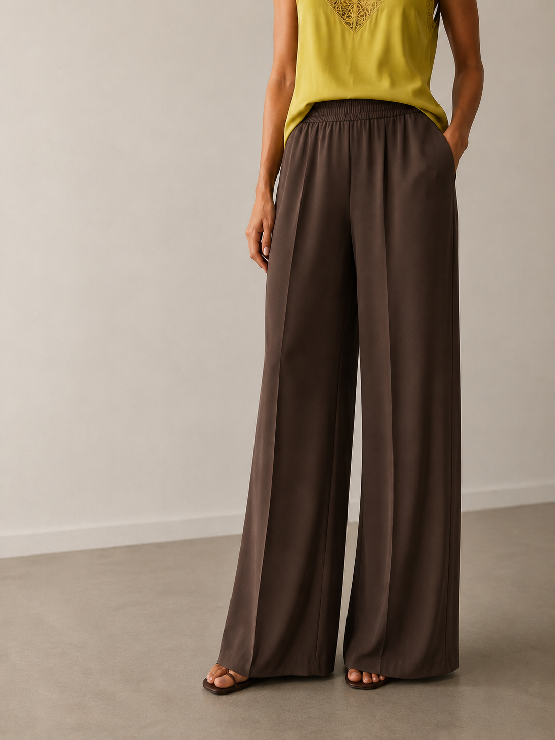 Luxe Wide Leg Trousers