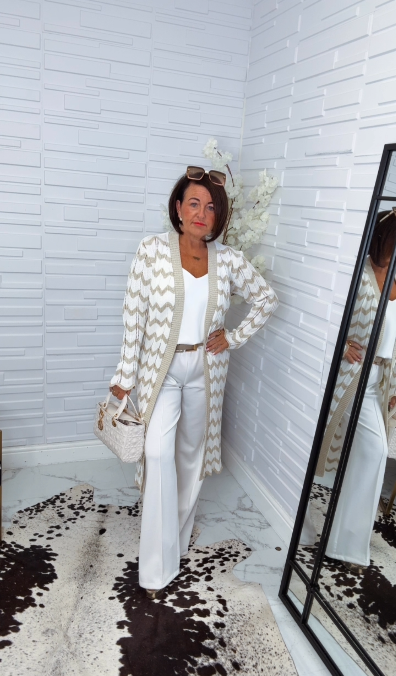 “Isla” Crochet Longline Cardi