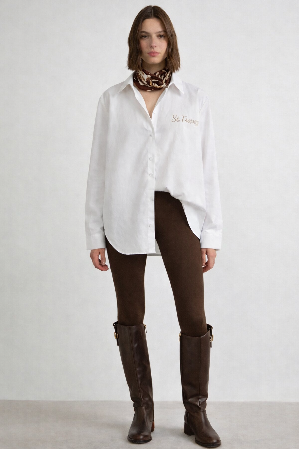 St. Tropez - Relaxed White Shirt