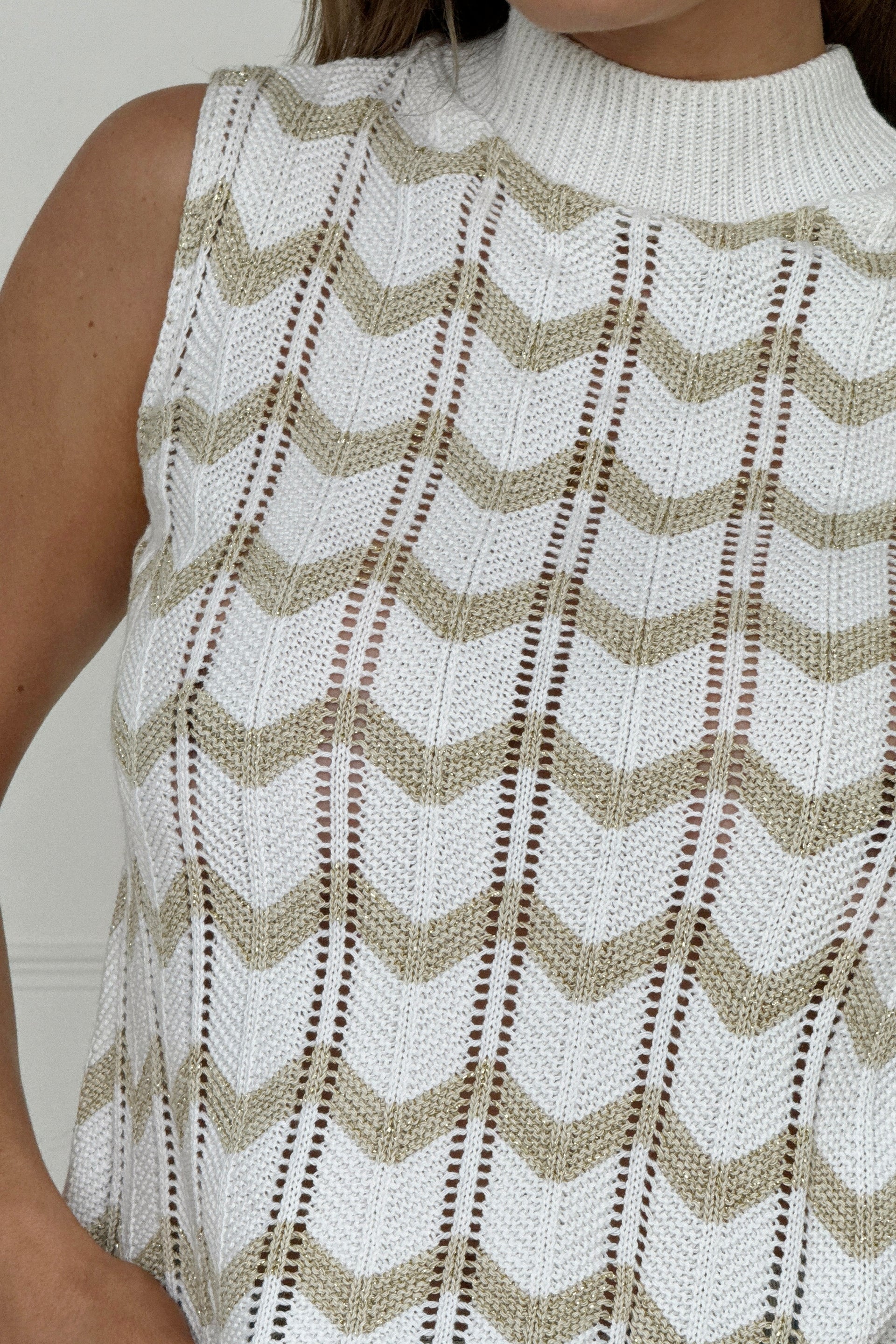 “Jackie”Crochet Design Top